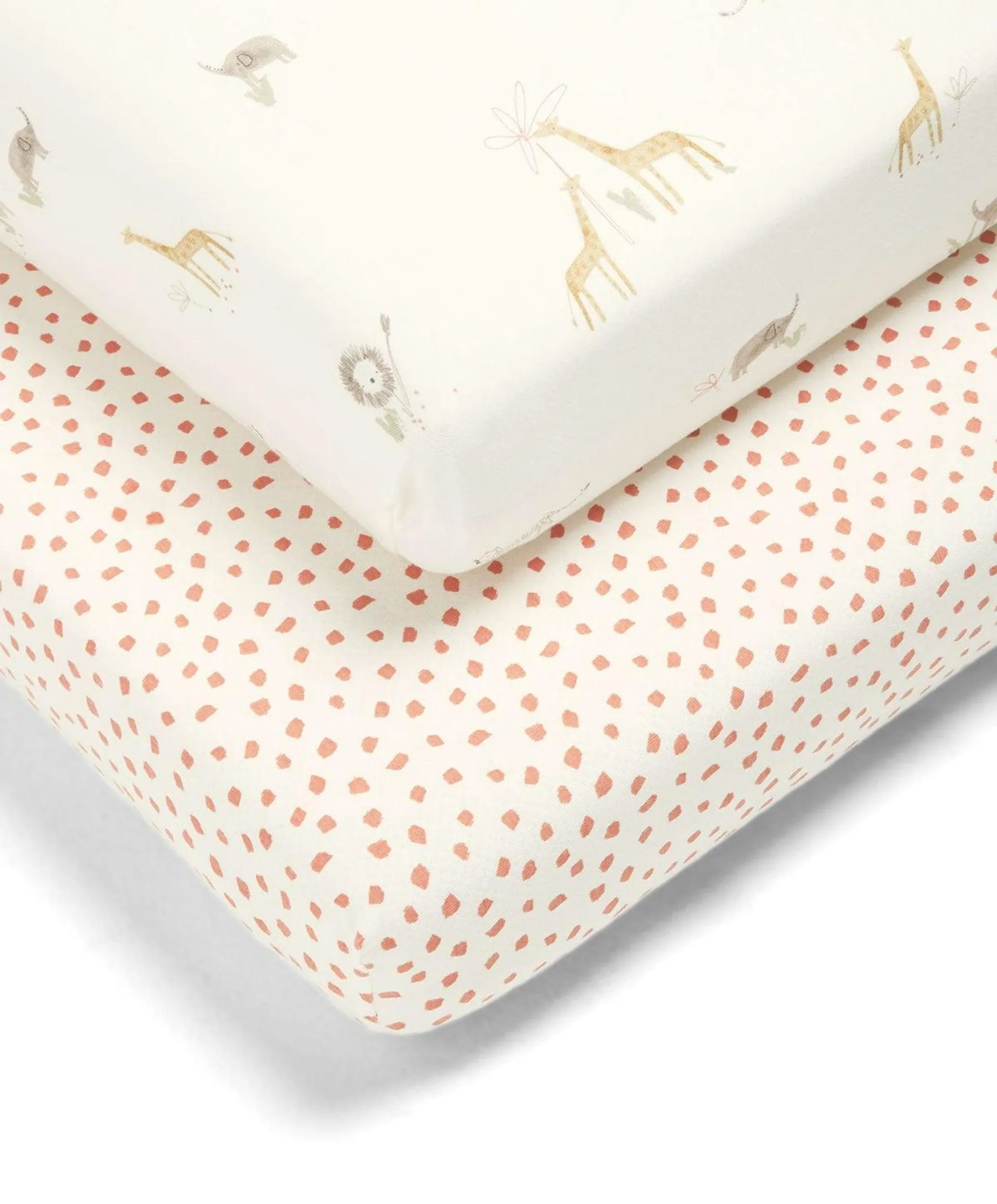 Cotbed Fitted Sheets (2 Pack) - Jungle