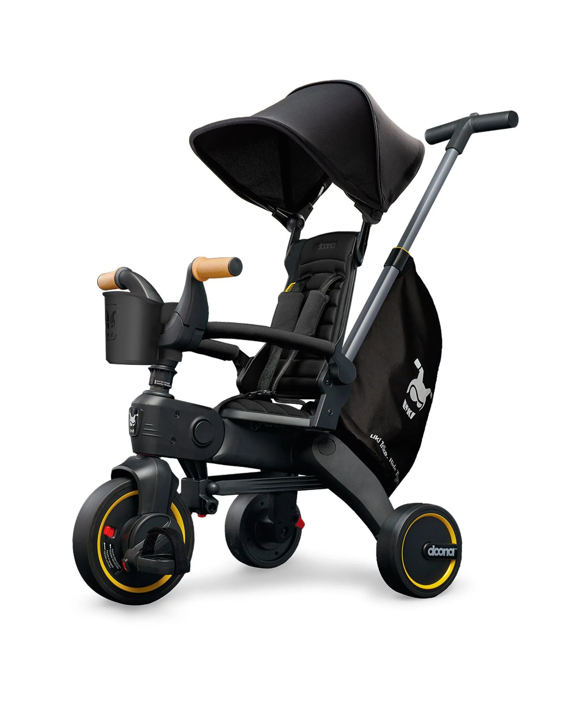 Doona™ Liki Push Along Trike S5 - Nitro Black Deluxe