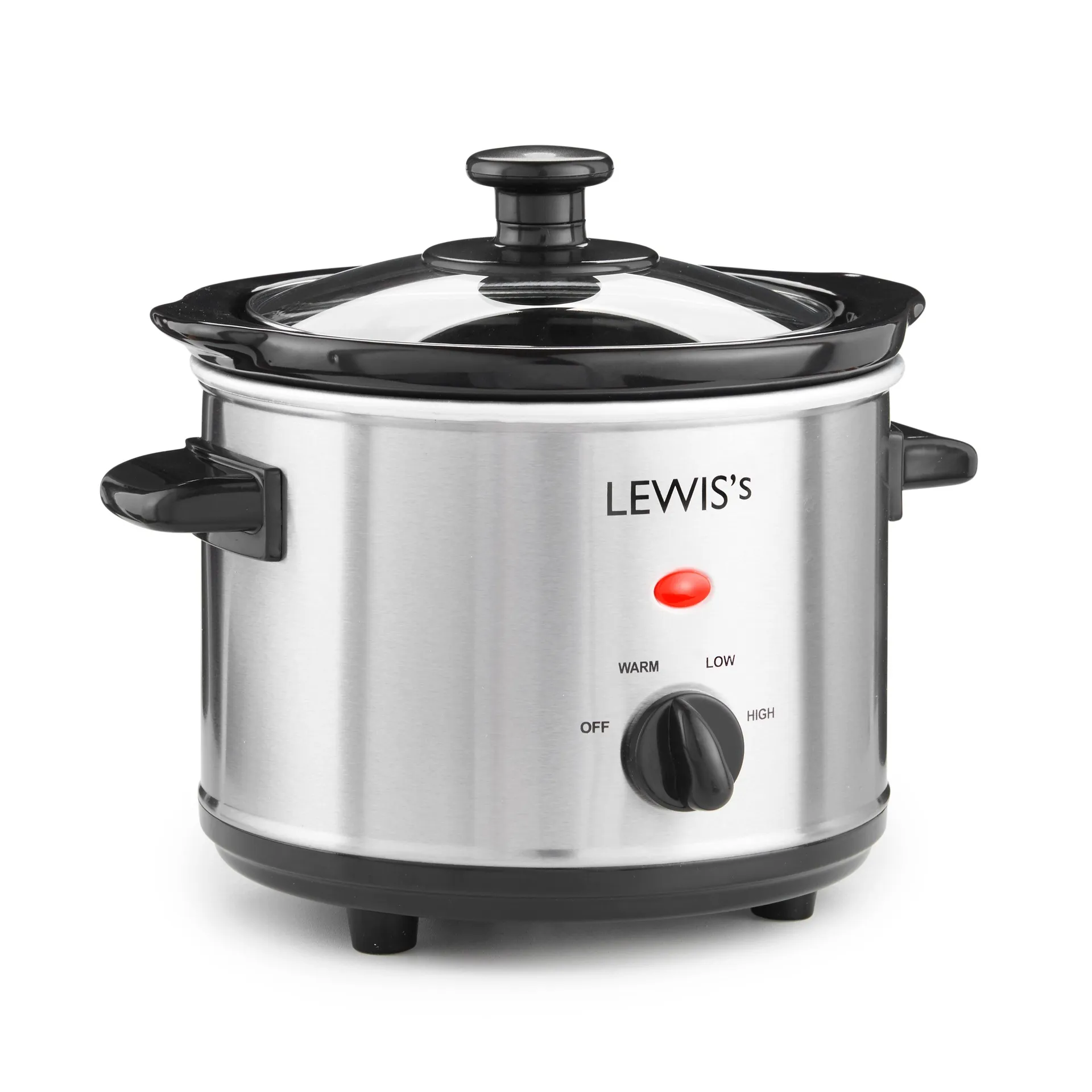 Lewis's Slow Cooker 1.5L Stainless Steel