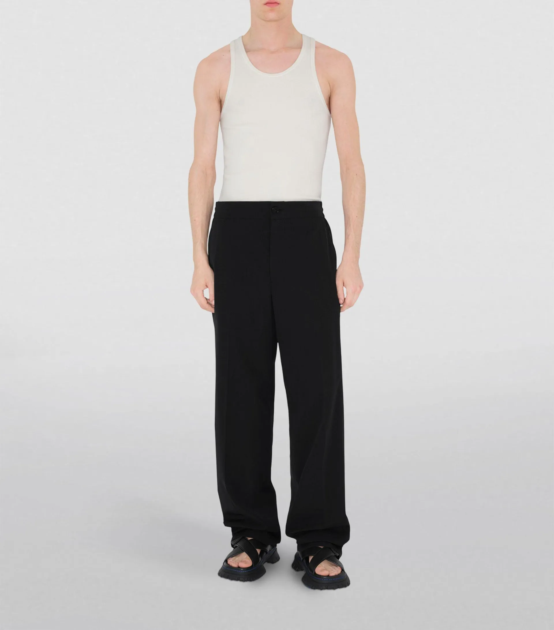 Tailored Straight-Leg Trousers