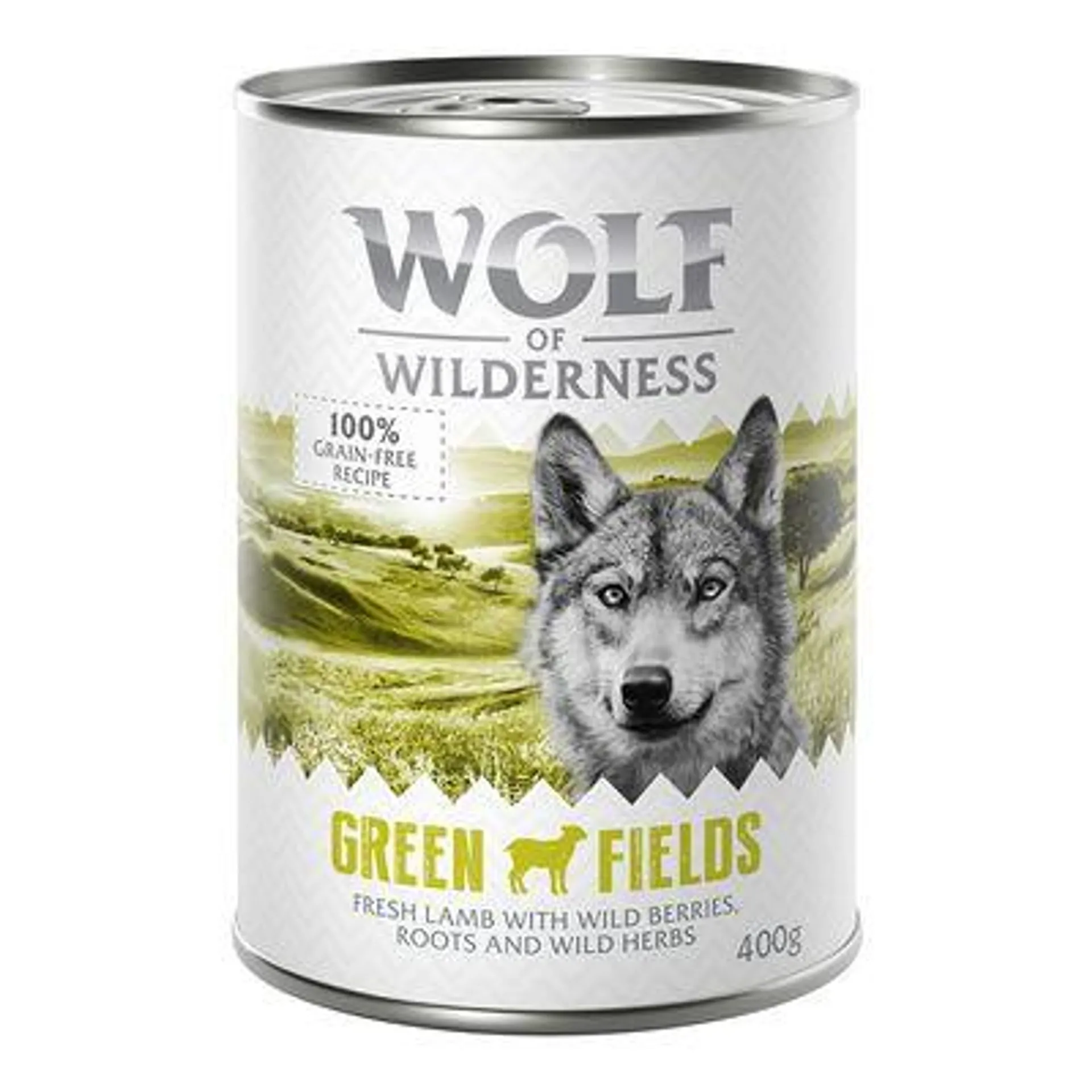 12 x 400g Wolf of Wilderness Wet Dog Food - 10 + 2 Free! *