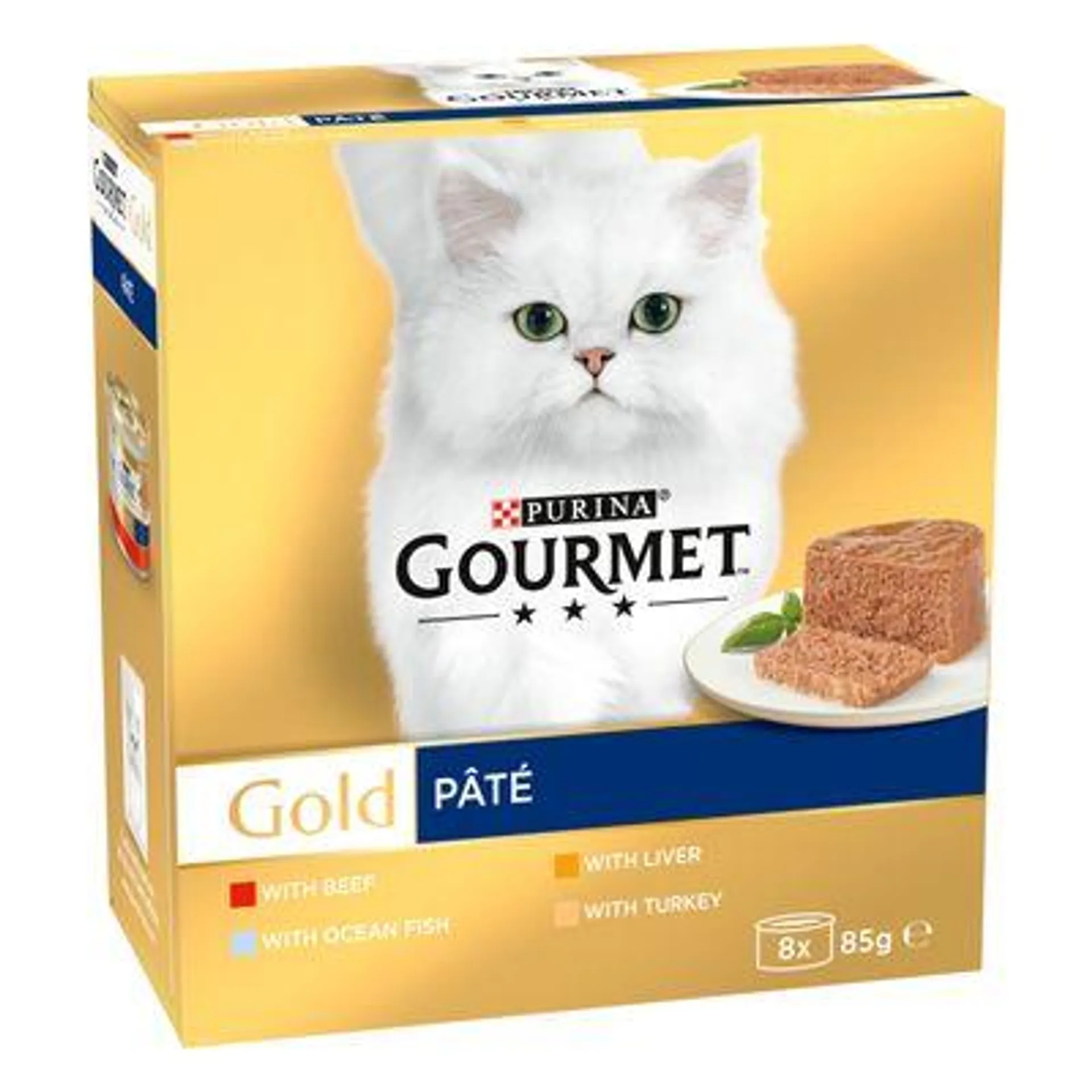 96 x 85g Gourmet Gold Wet Cat Food - 10% Off!*