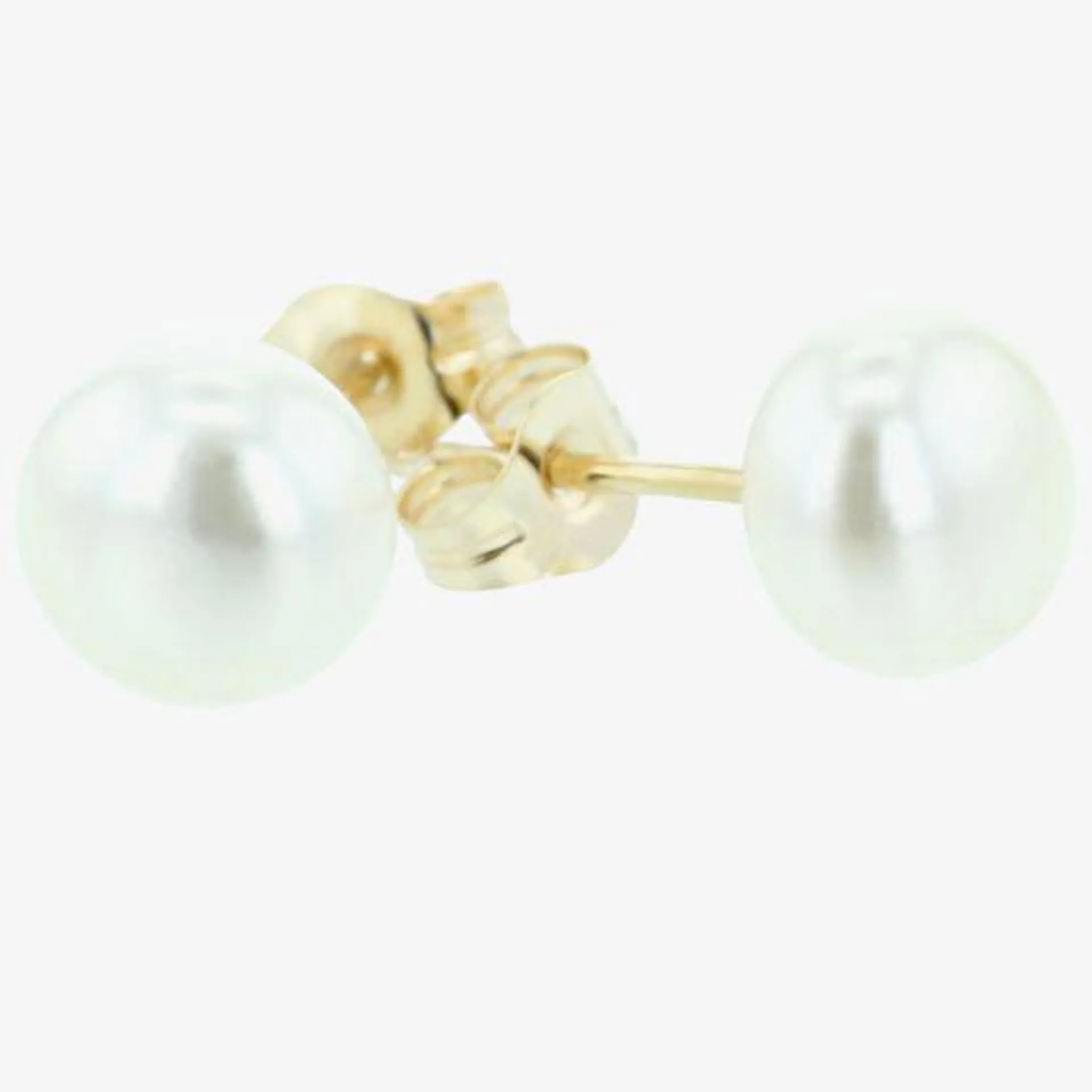 9ct Yellow Gold Freshwater Pearl Stud Earrings EOZ104RF