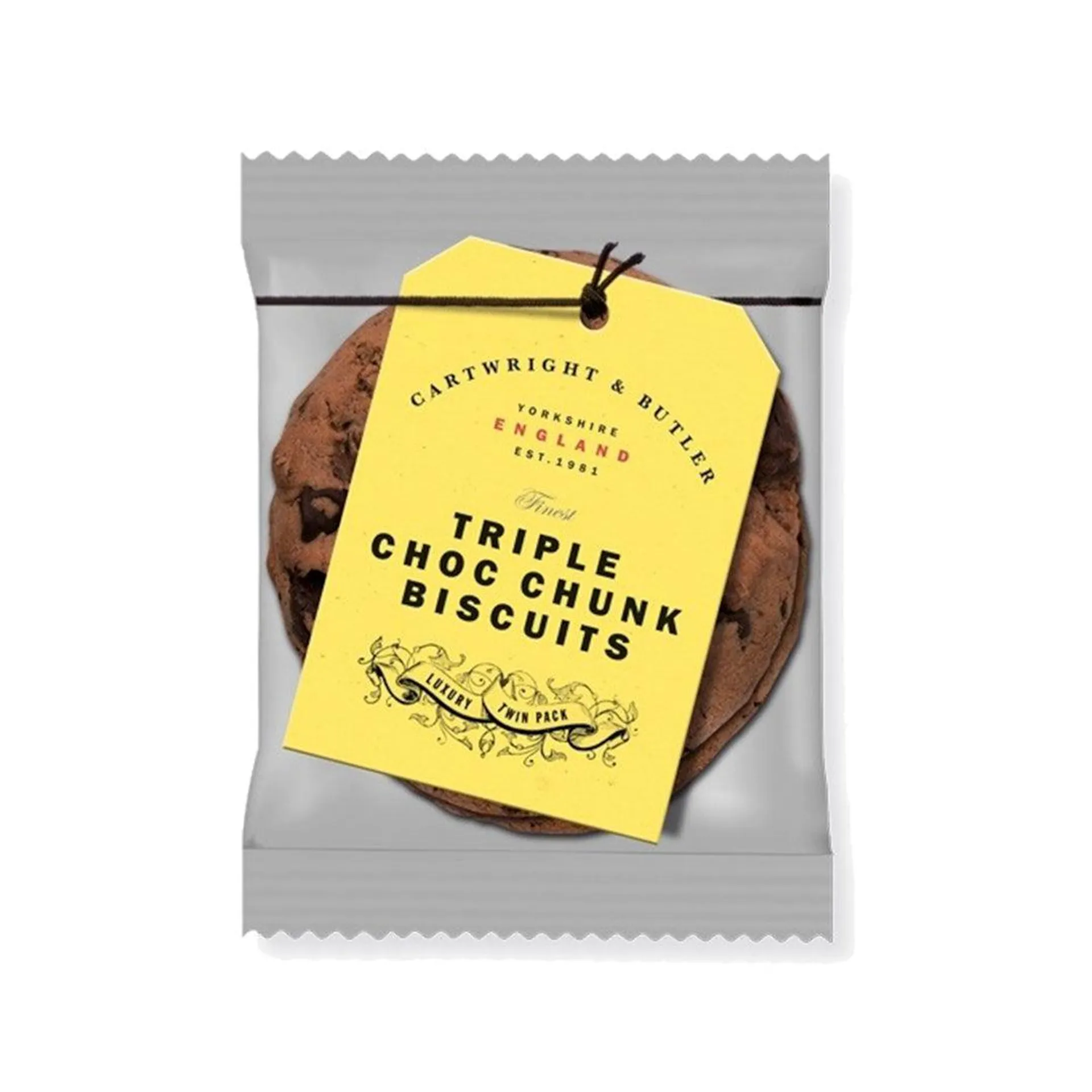 Cartwright & Butler Triple Choc Chunk Biscuit Twin Pack