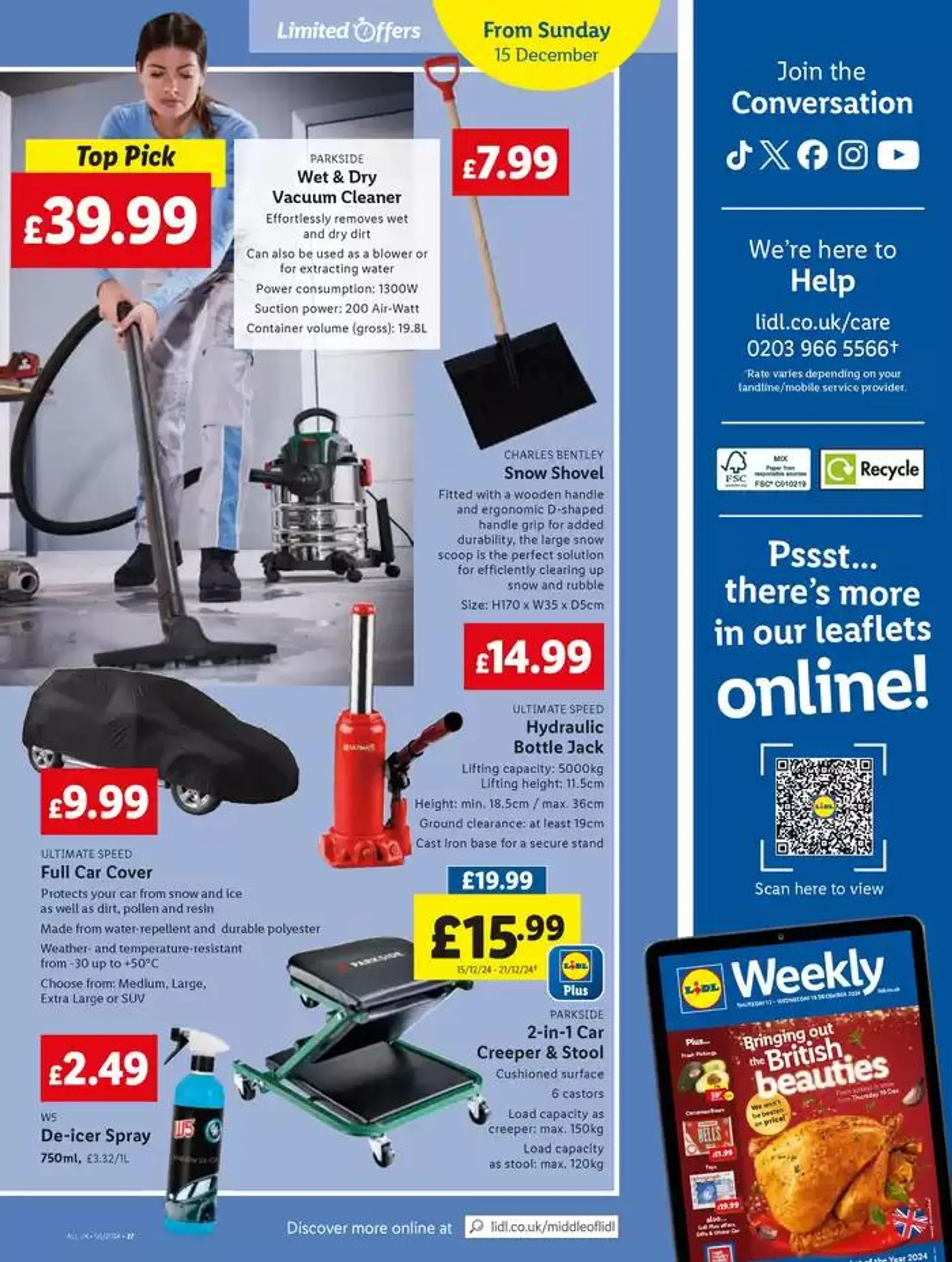 Current special promotions from 12 December to 18 December 2024 - Catalogue Page 21