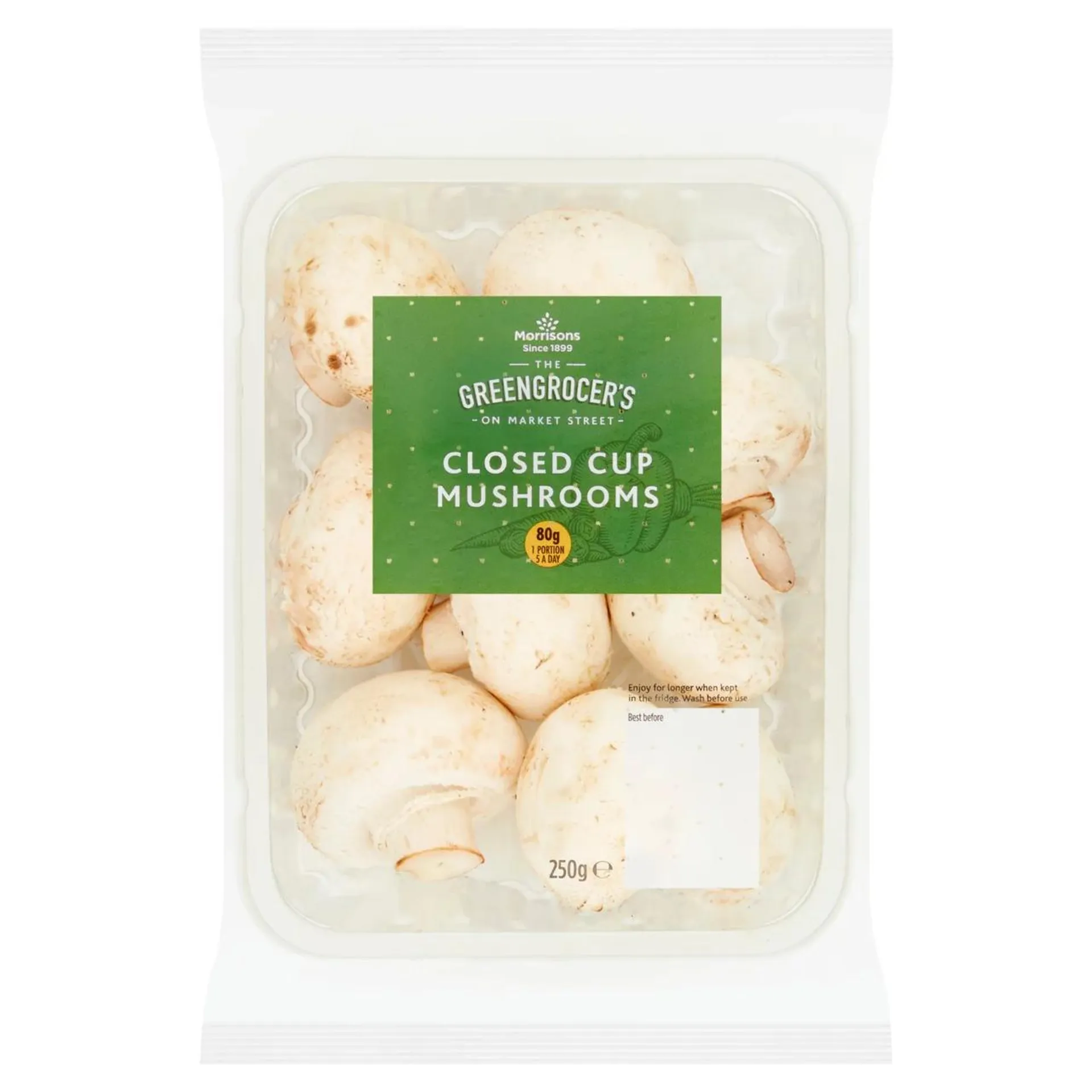 Morrisons Closed Cup Mushrooms