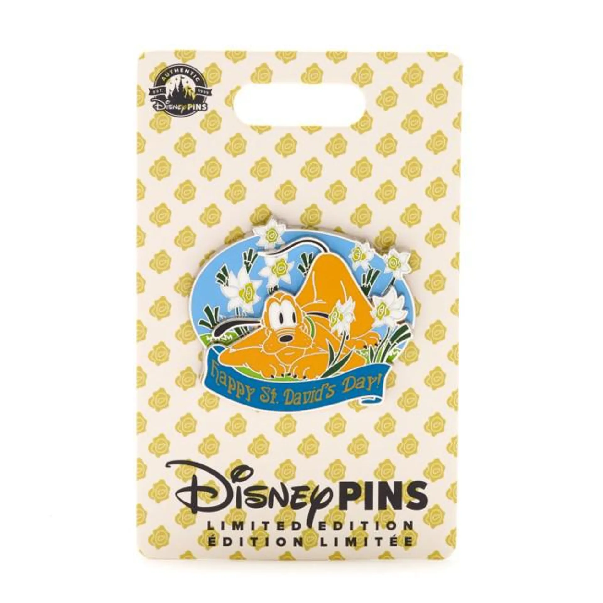 Disney Store Pluto St. David's Day Limited Edition Pin