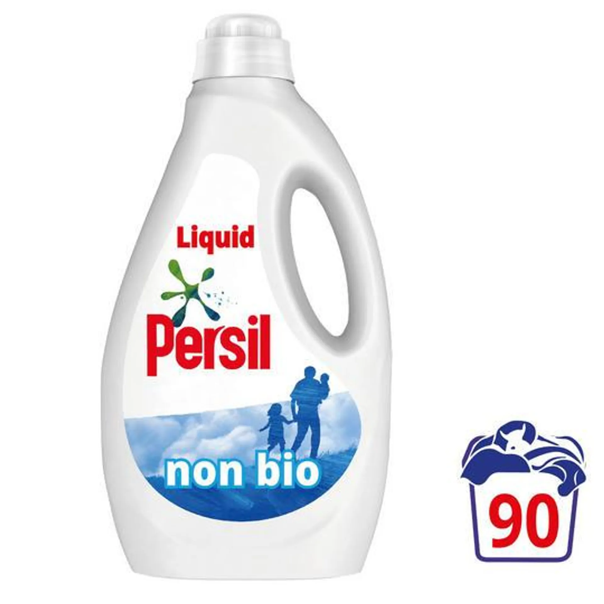 Persil Laundry Washing Liquid Detergent Non Bio 90 wash 2.43 l