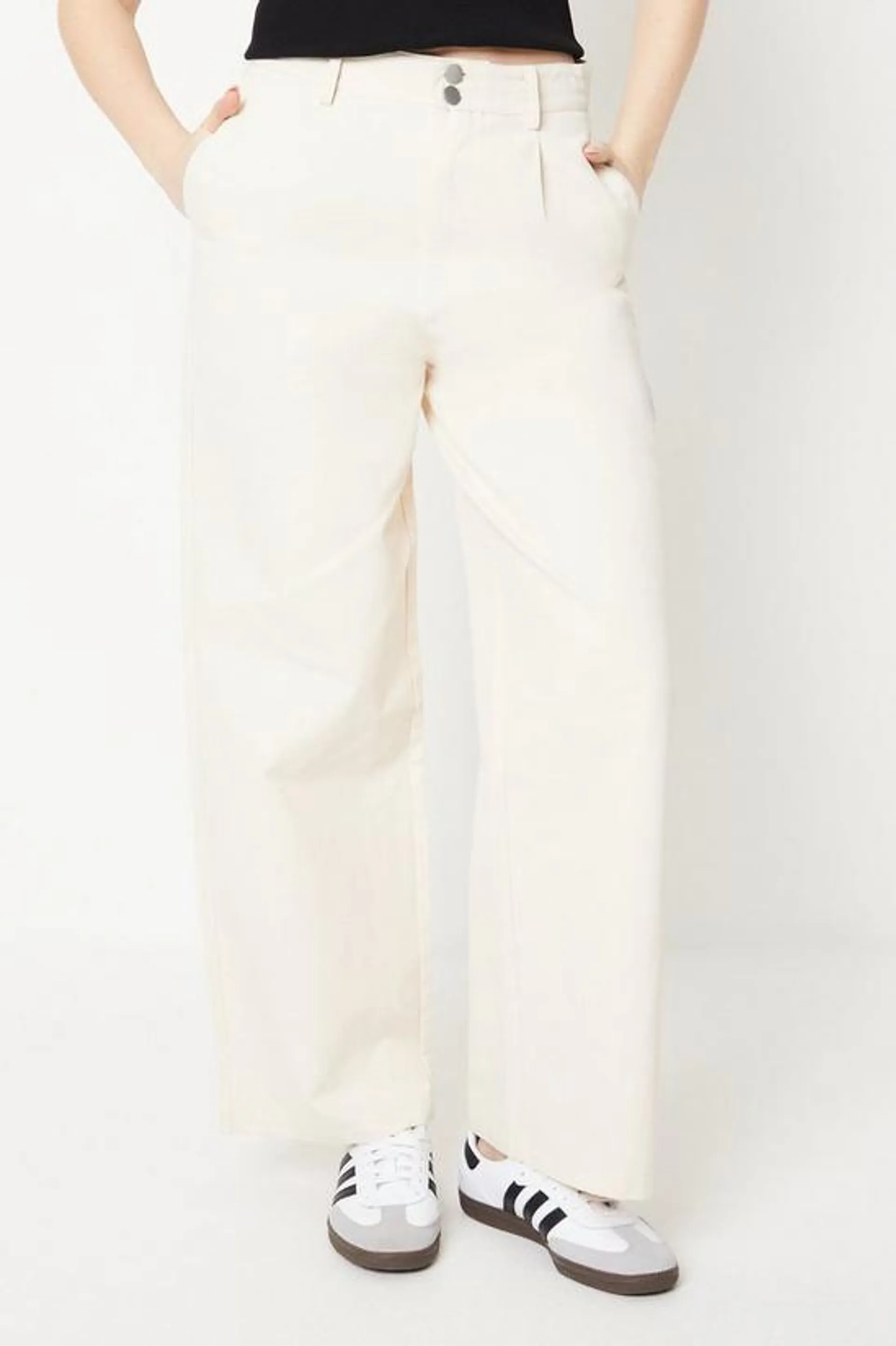 Double Button Front Trouser