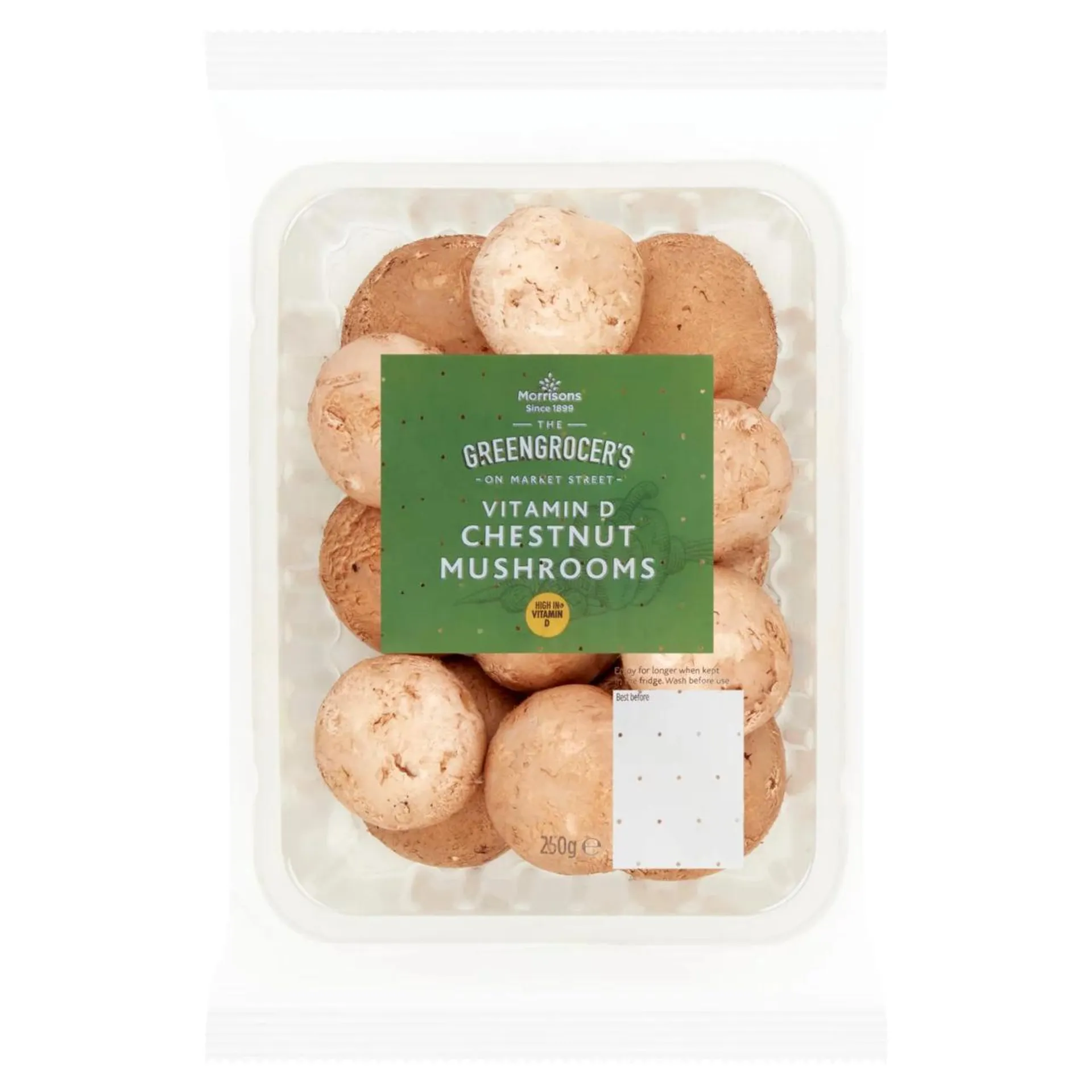 Morrisons Vitamin D Chestnut Mushrooms