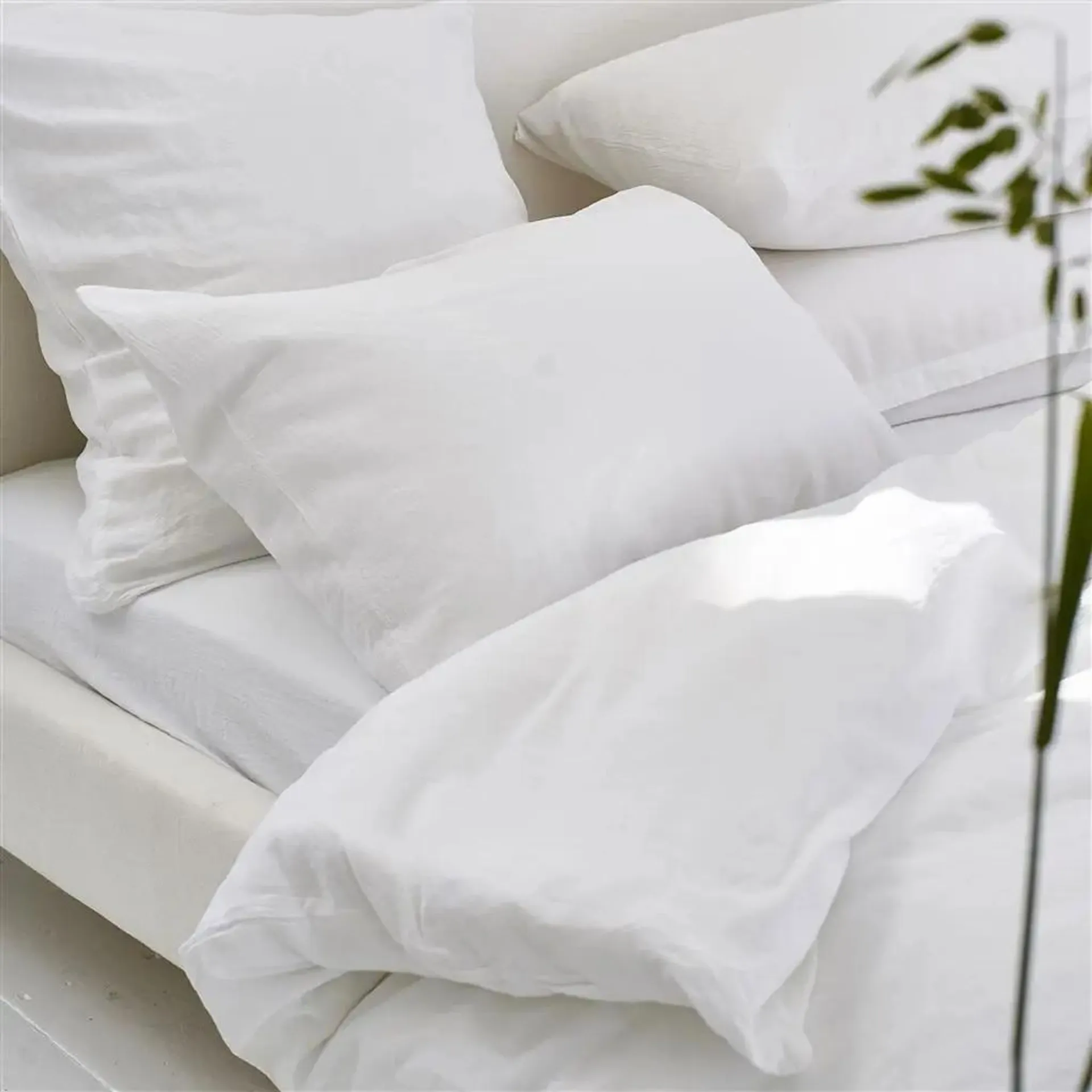 Varenna Chalk Bed Linen