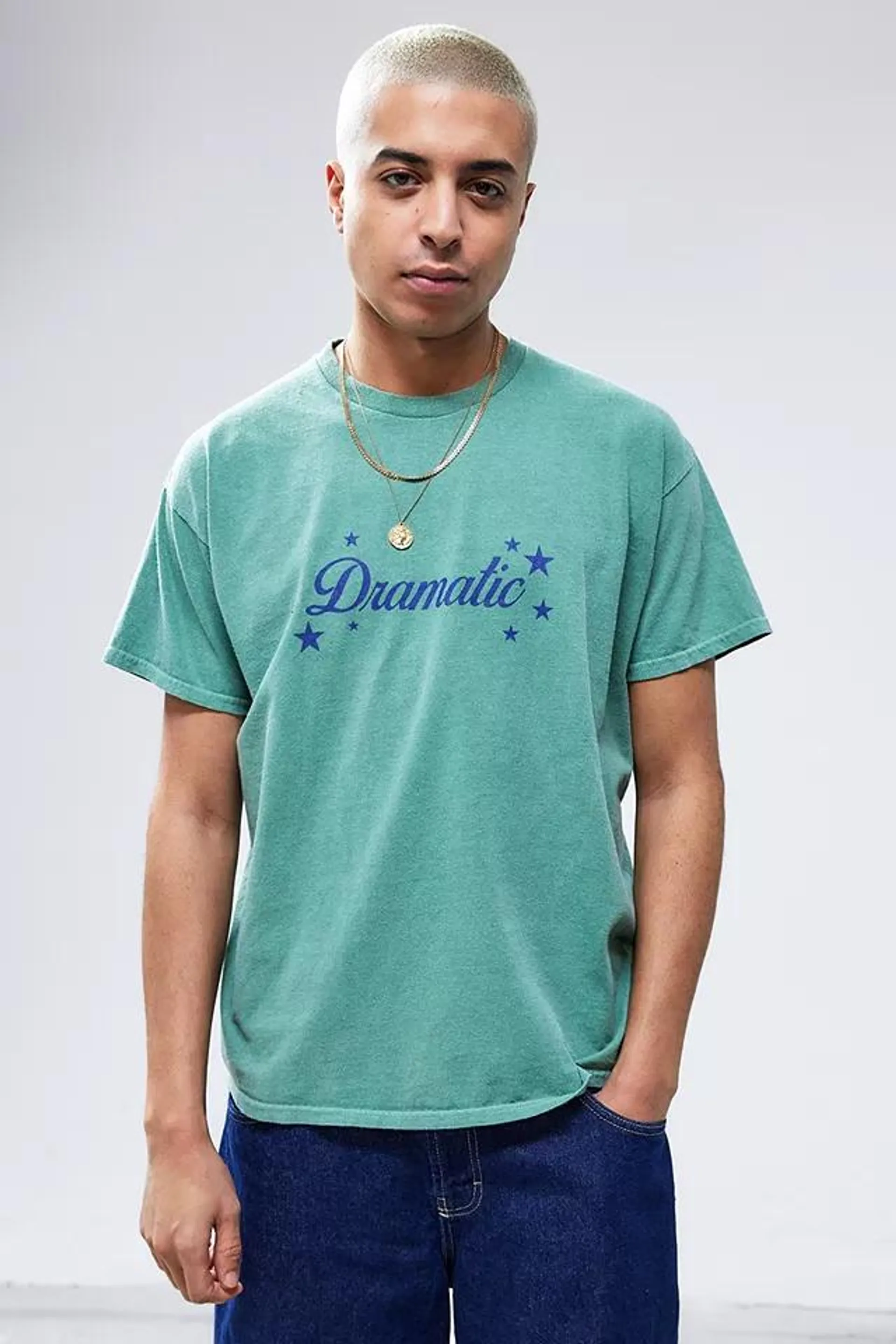 UO Green Star Dramatic T-Shirt