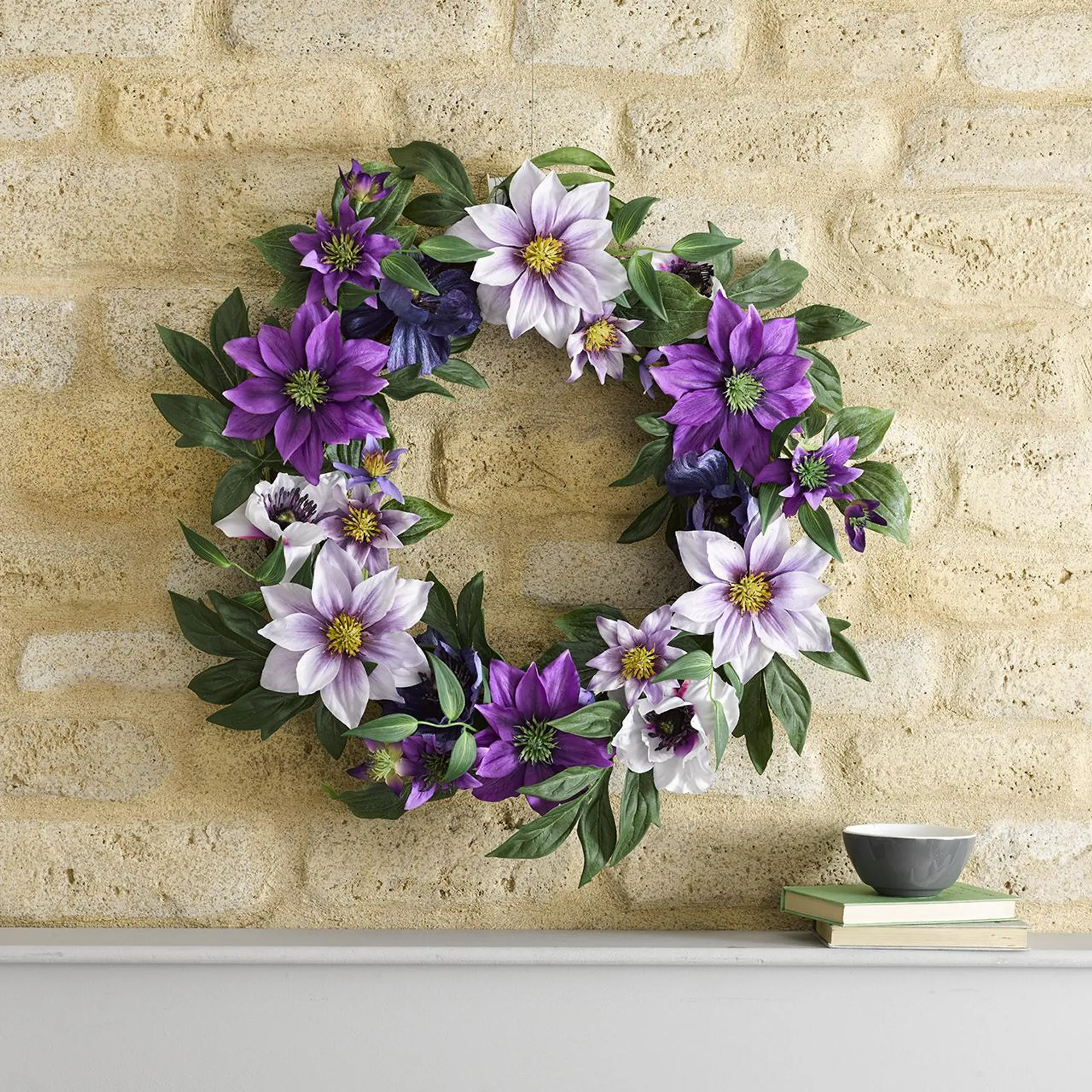 Clematis Wreath in 1colour