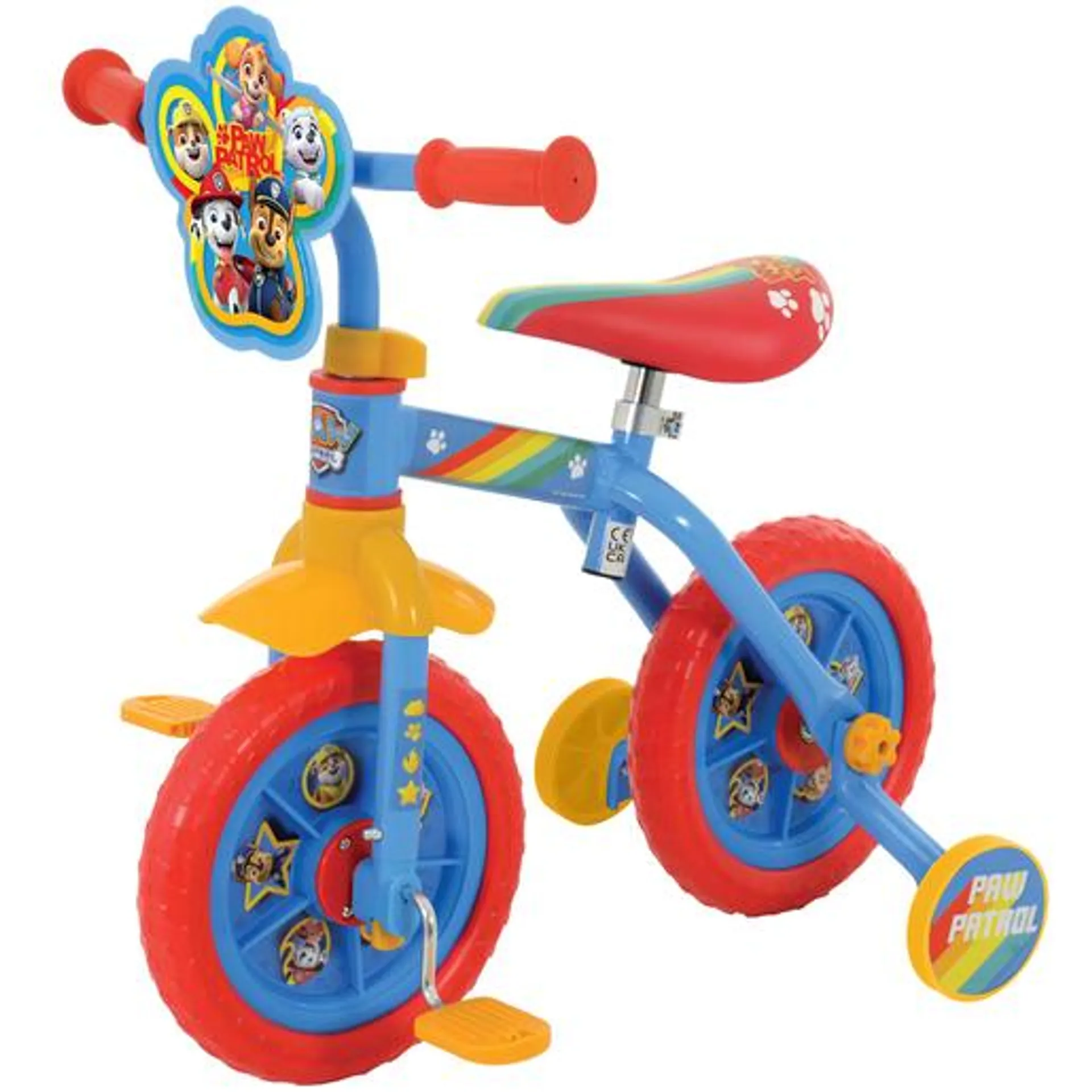 Paw Patrol 2-in-1 10" Training Bike