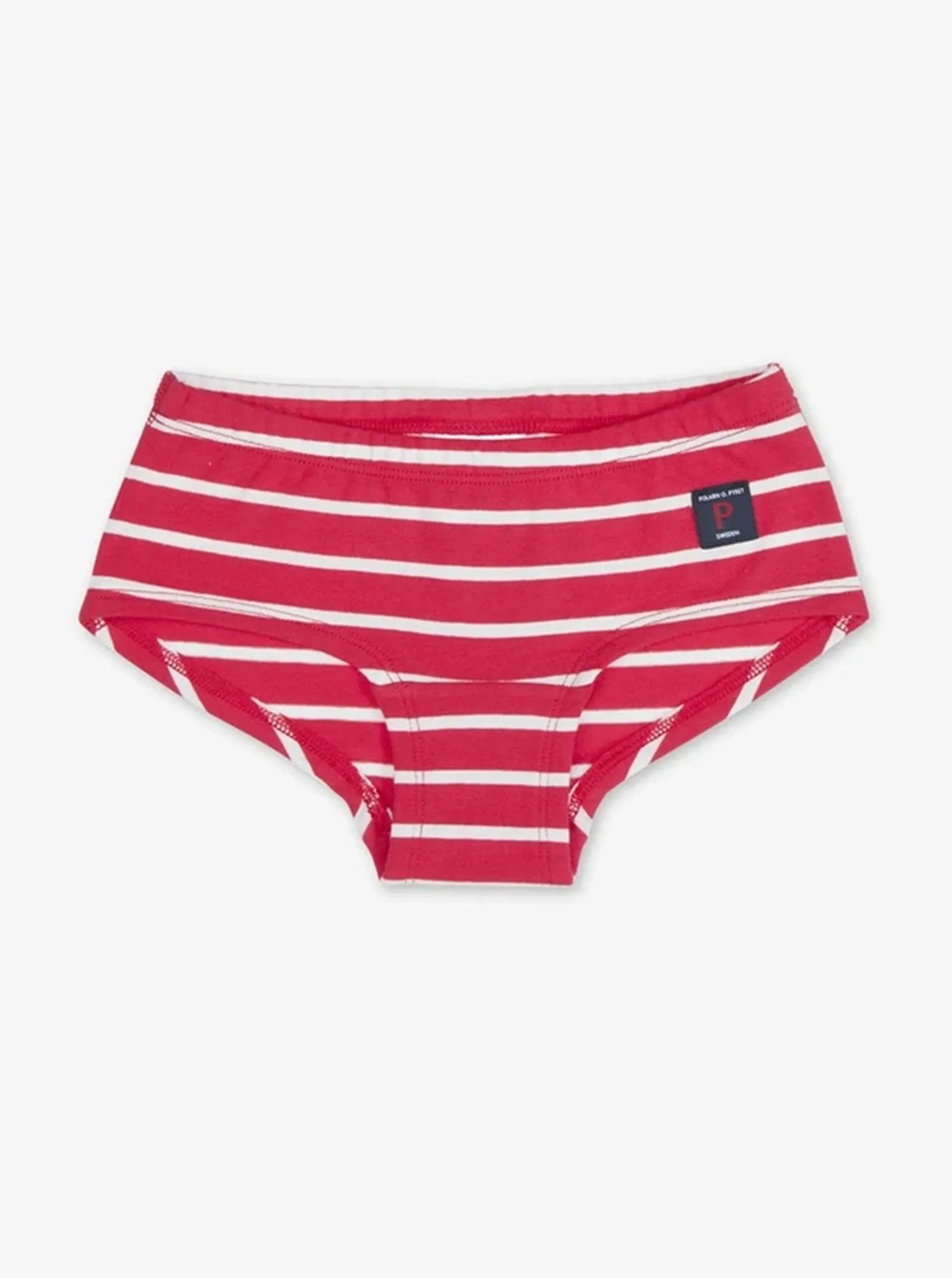 PO.P Stripe Girls Hipster Briefs