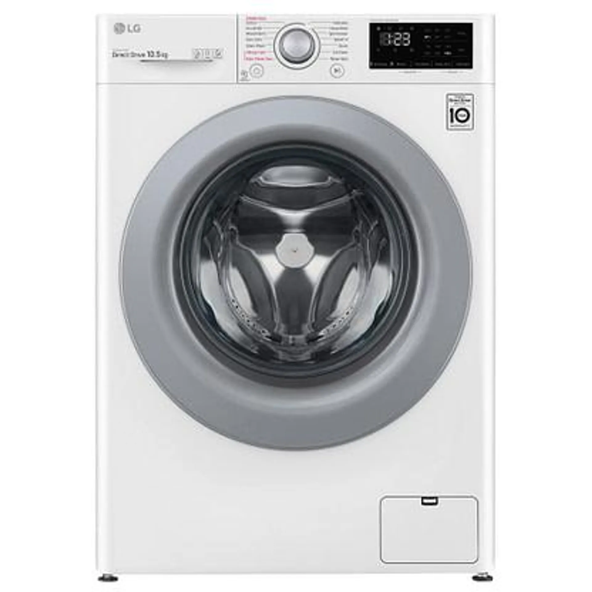 LG F4V310WSE 10.5kg Steam Washing Machine – WHITE