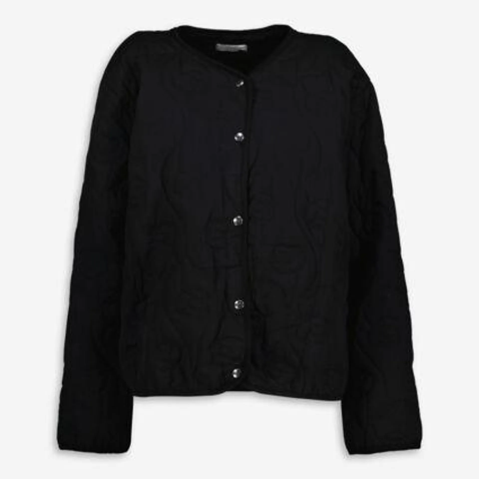 Black Rose Quilted Jacket