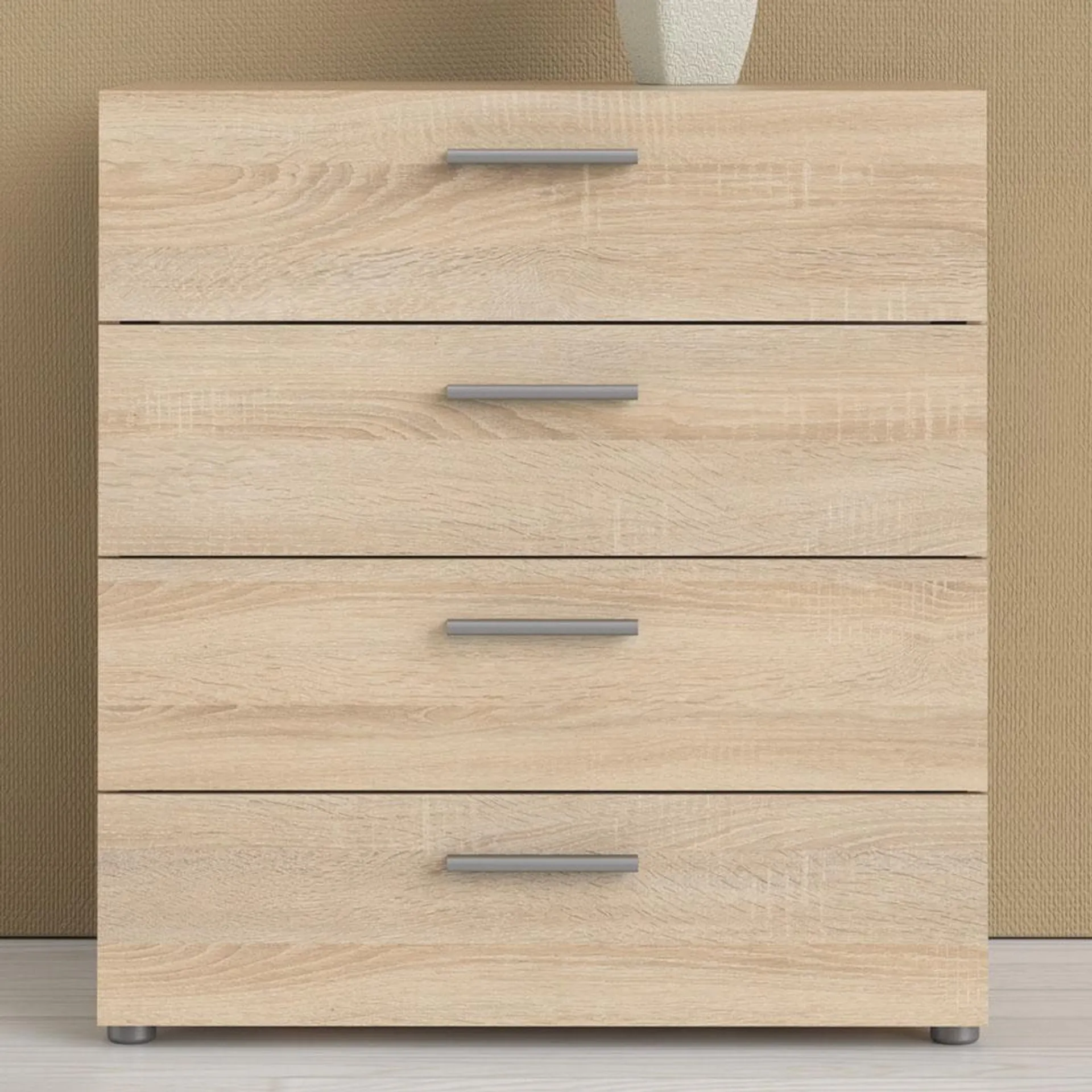 Florence 4 Drawer Oak Chest of Drawers