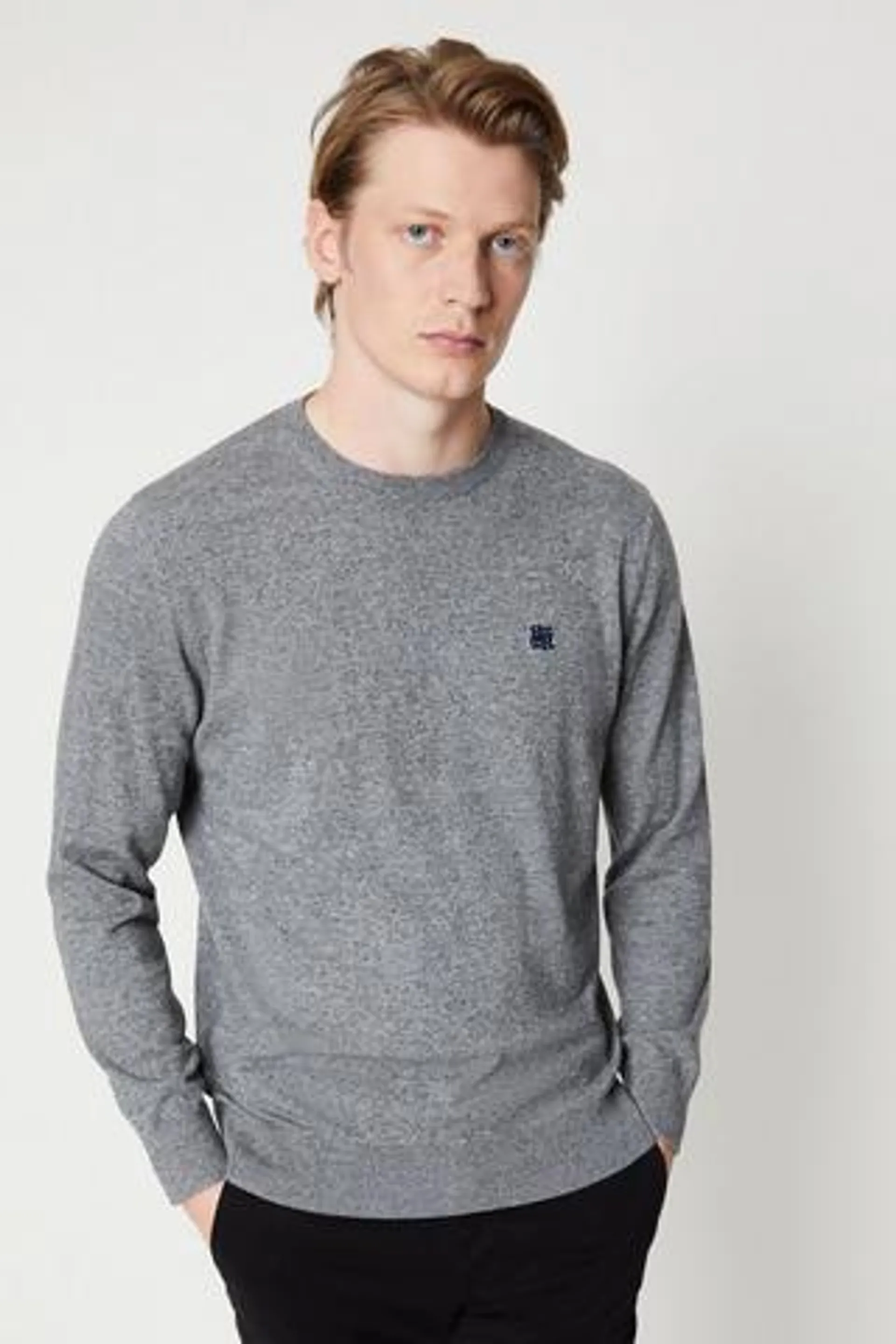 Cotton Rich Long Sleeve Crew Neck