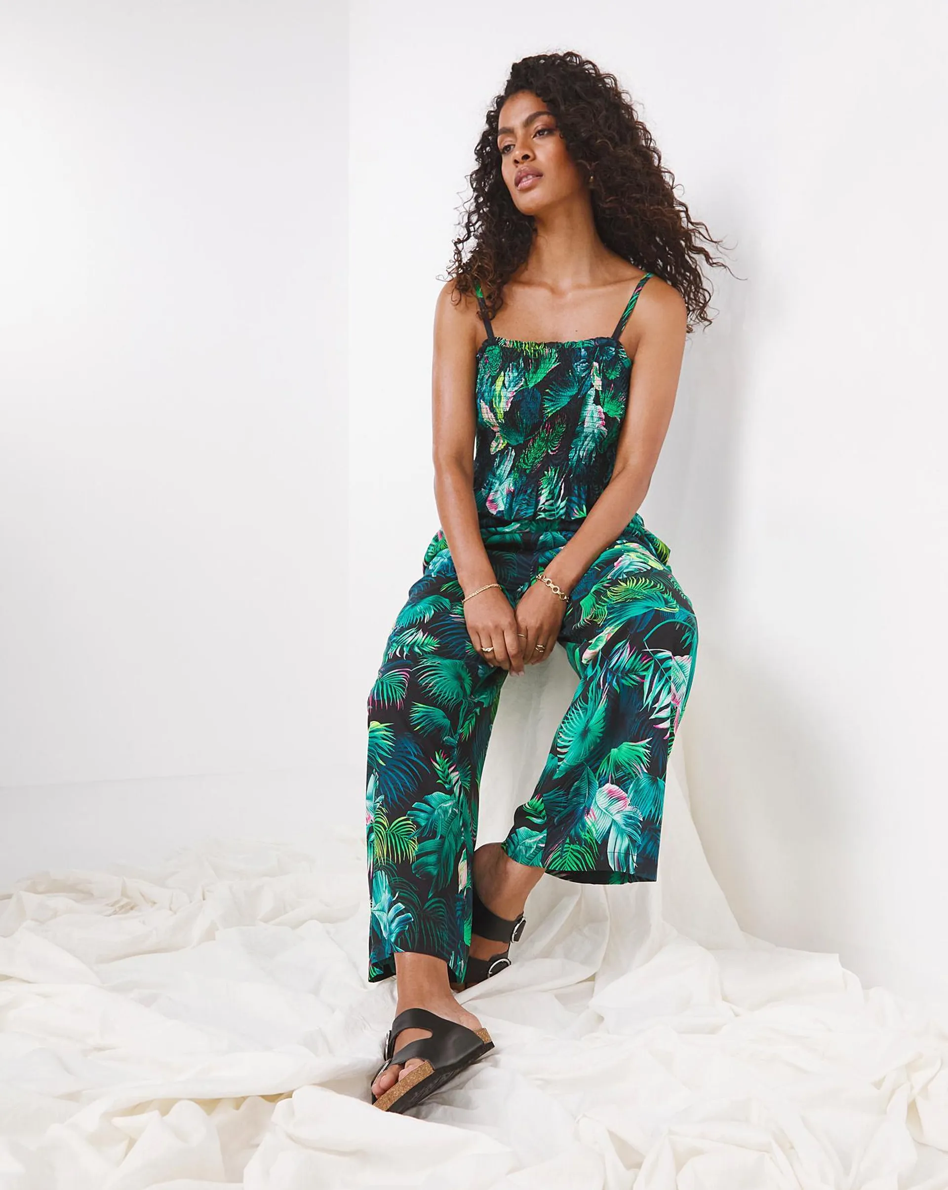 Dark Tropics Beach Co-ord