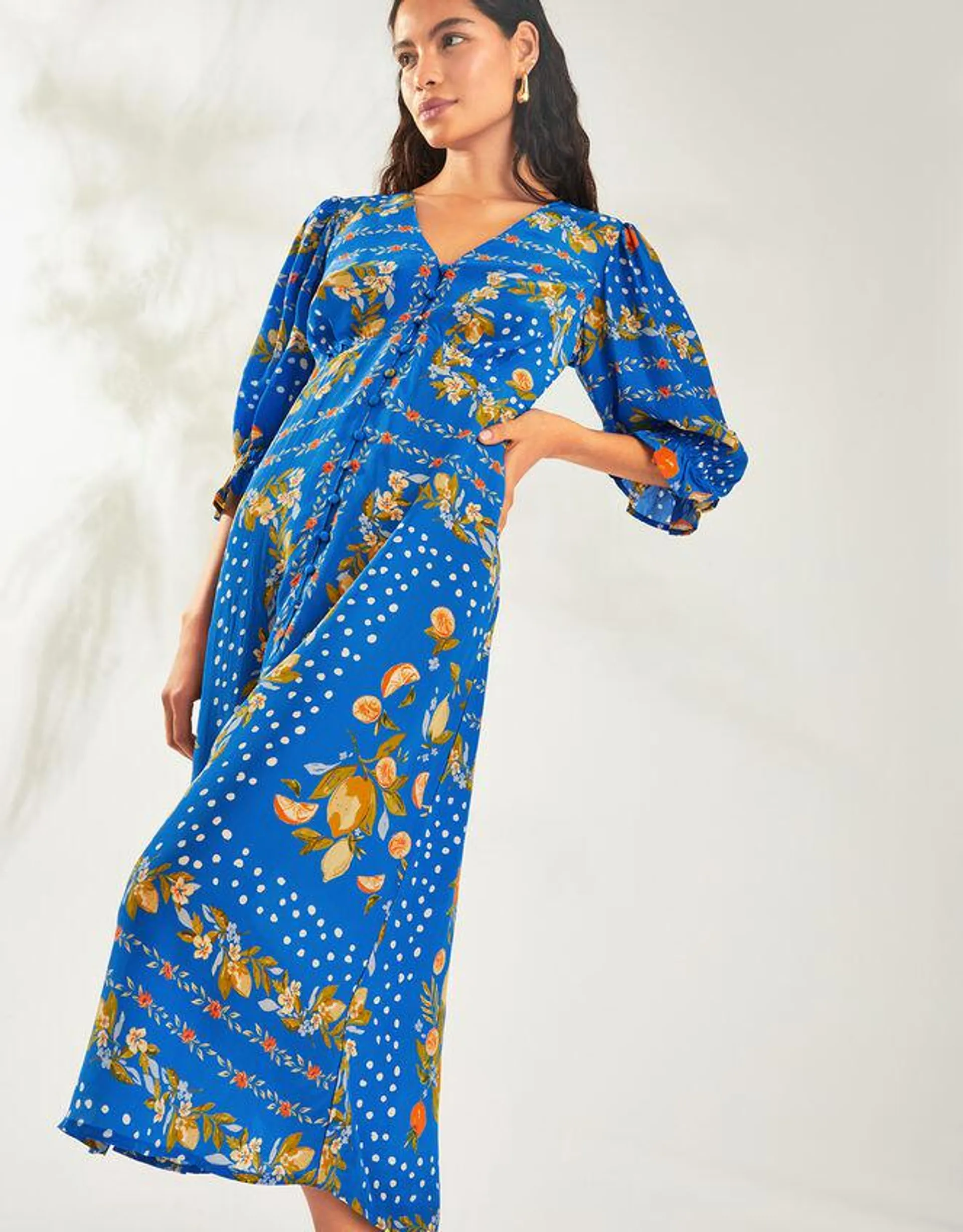 Paloma Tea Dress Blue