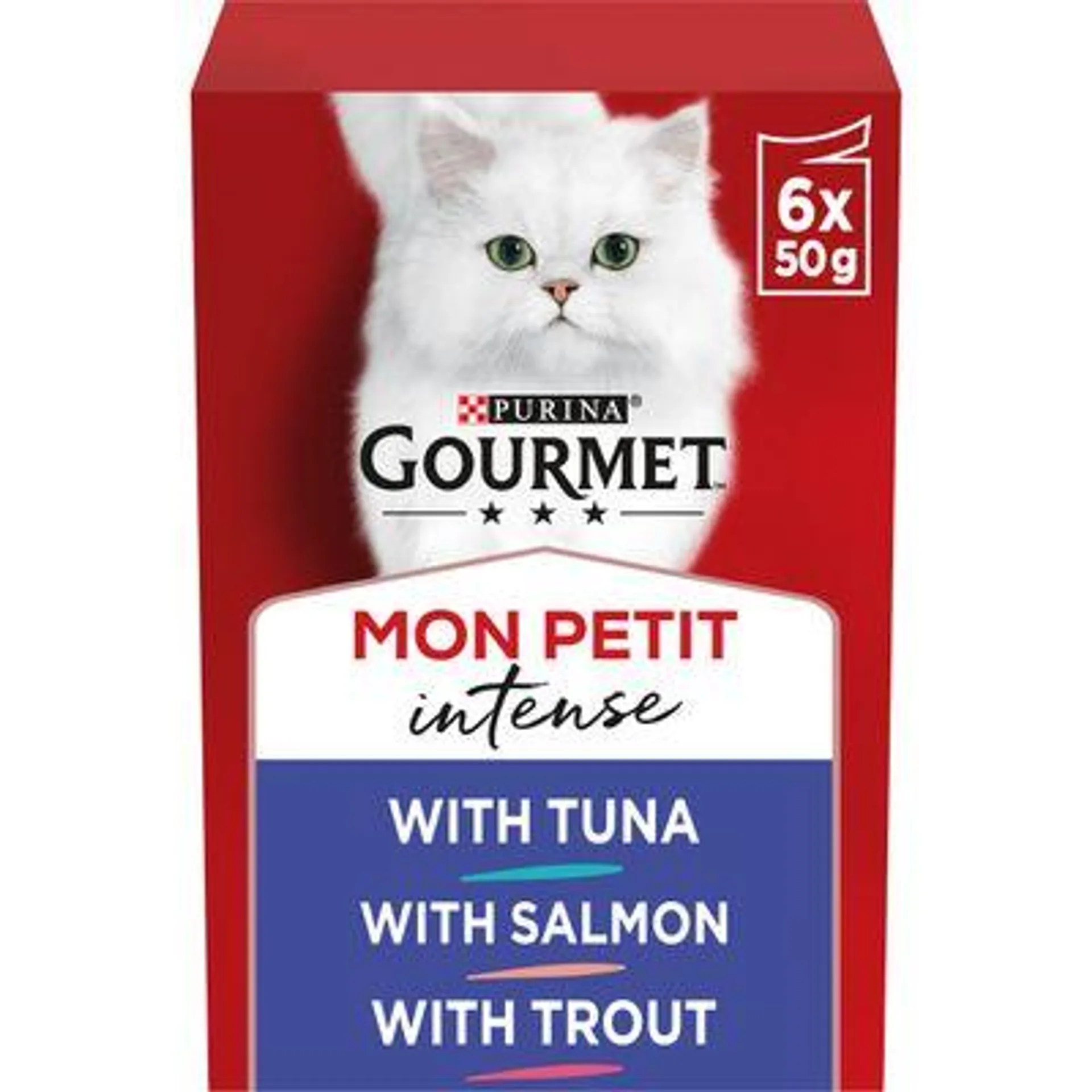 24 x 50g Gourmet Mon Petit Wet Cat Food - 20 + 4 Free! *