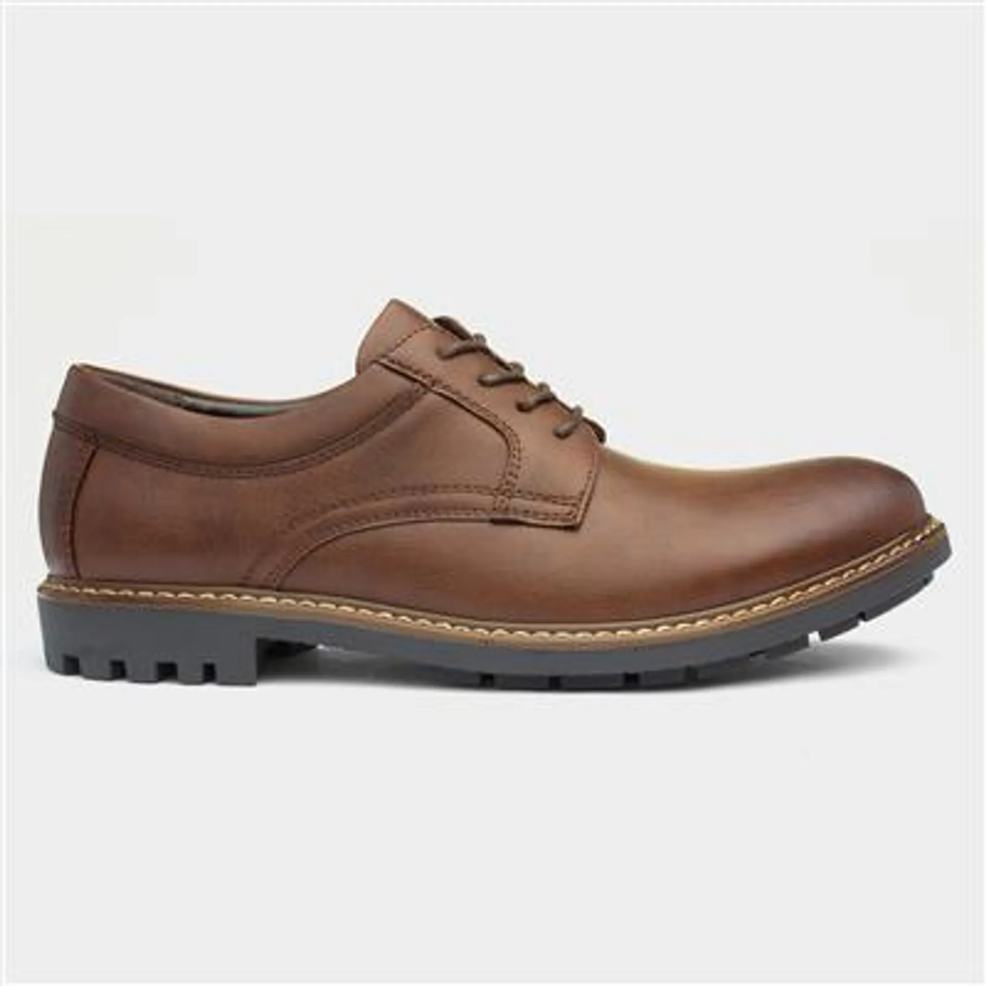 Buzz Mens Brown Lace Up Shoes