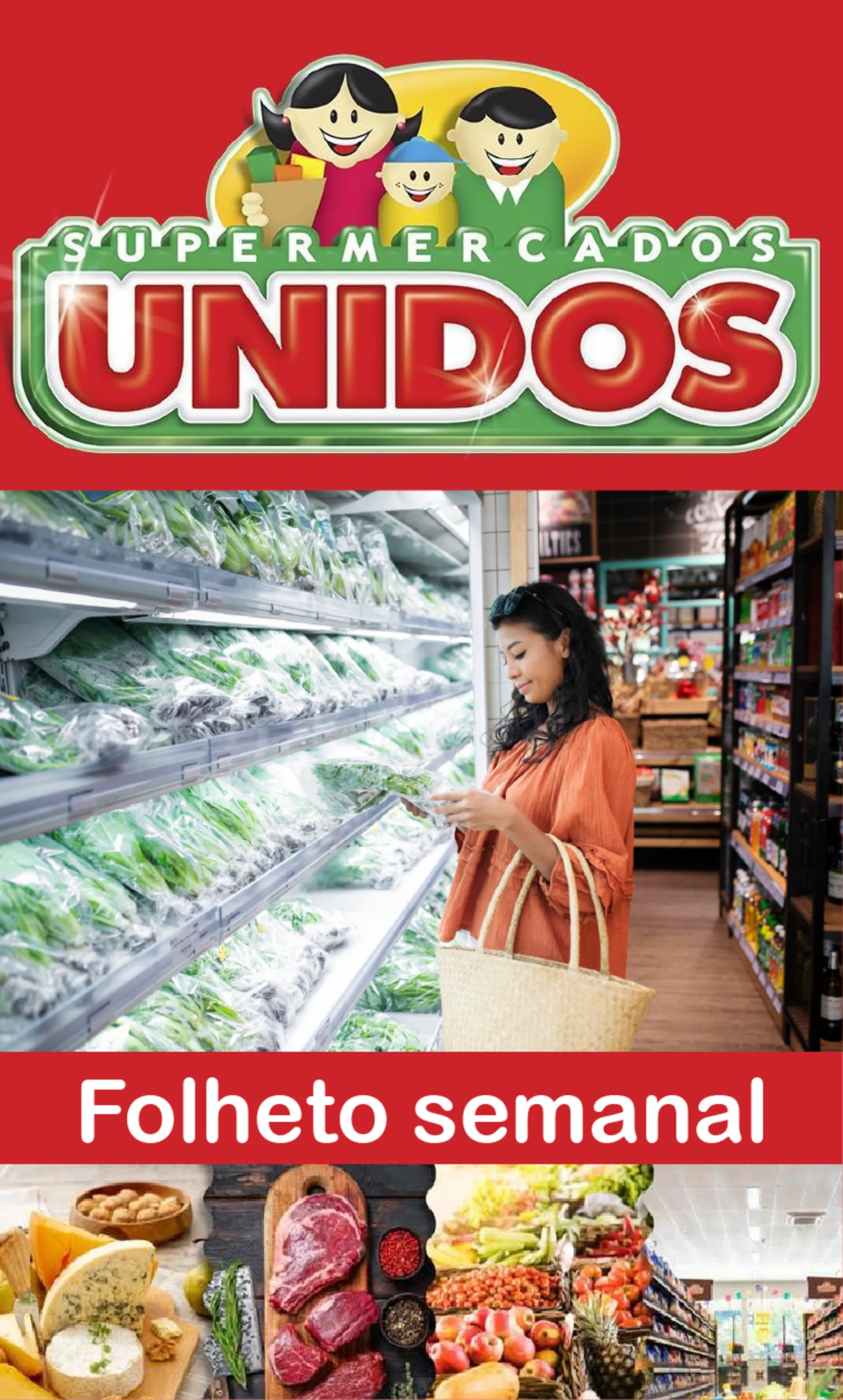 Encarte de Unidos Supermercados Ofertas semanais! 23 de maio até 6 de junho 2025 - Pagina 