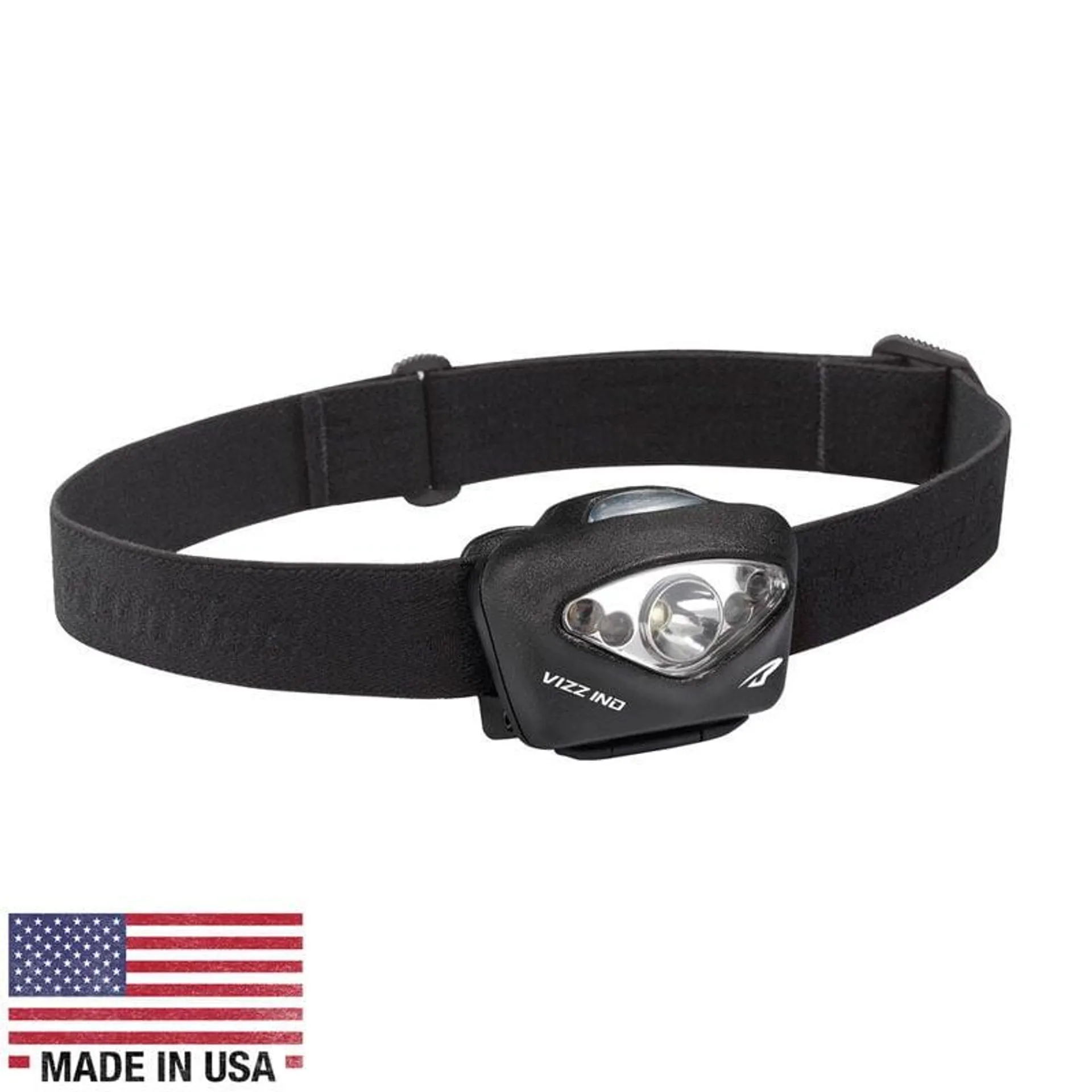 Princeton Tec VIZZ Industrial LED Headlamp, Black