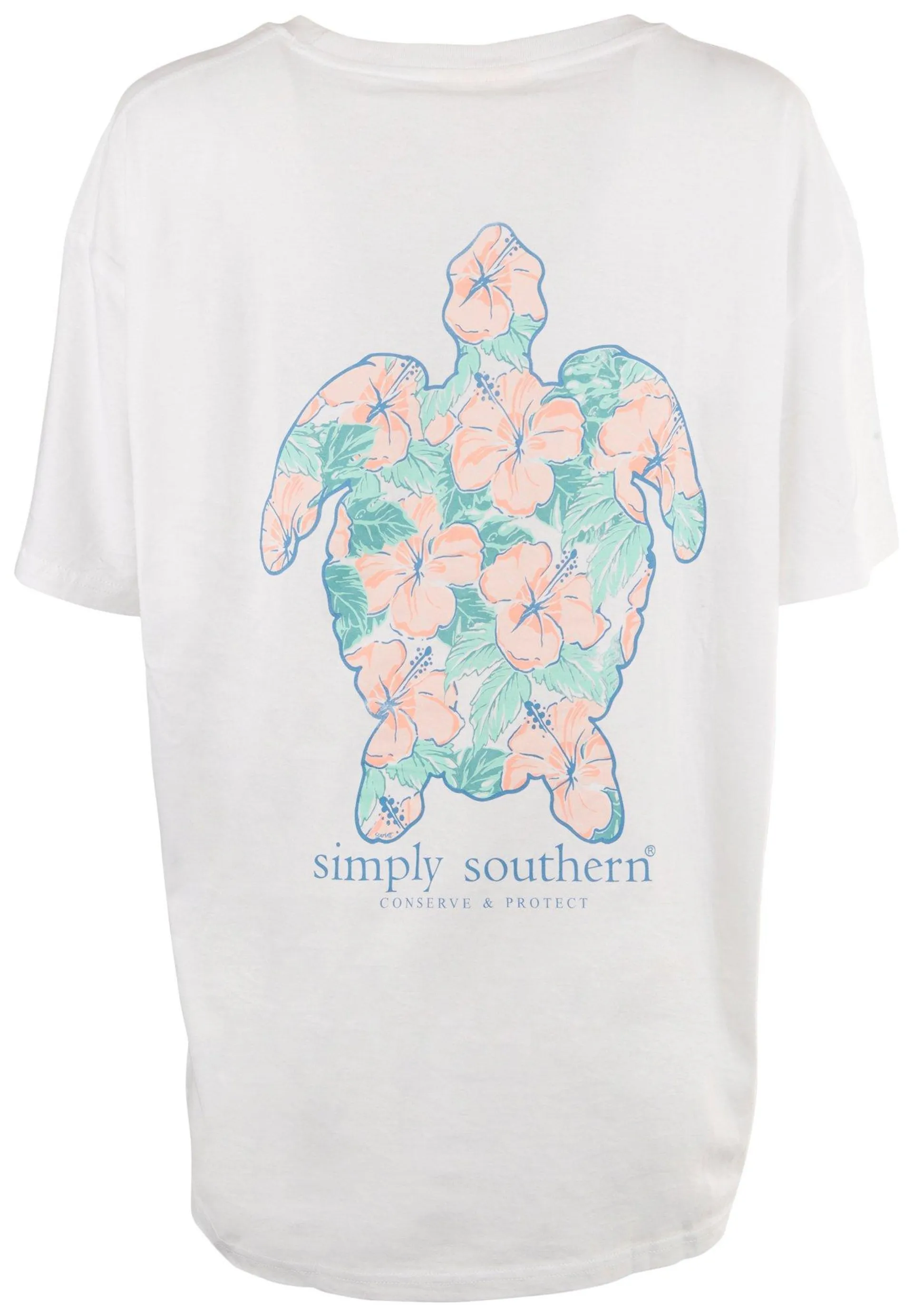 Simply Southern Juniors Turtle Short Sleeve Top