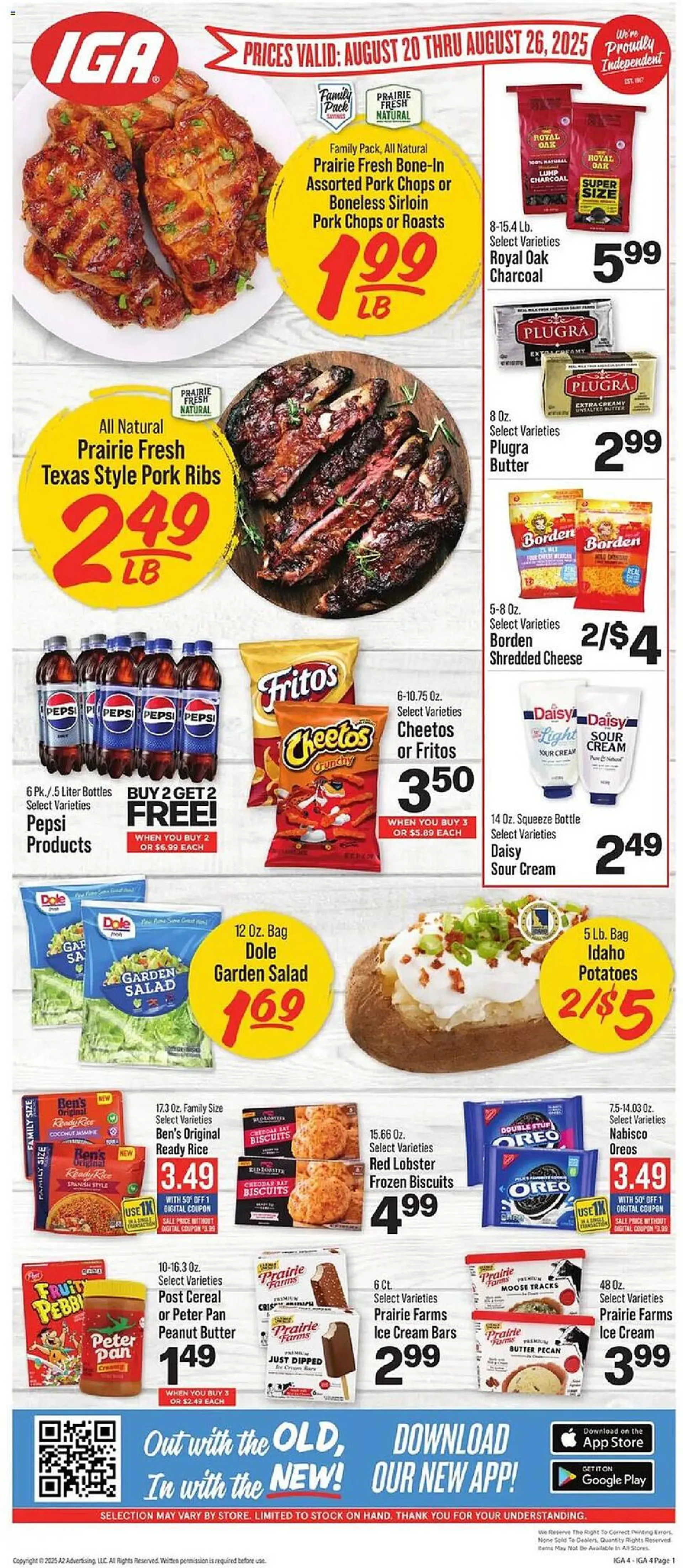 Weekly ad IGA Weekly Ad from August 20 to August 27 2025 - Page 1