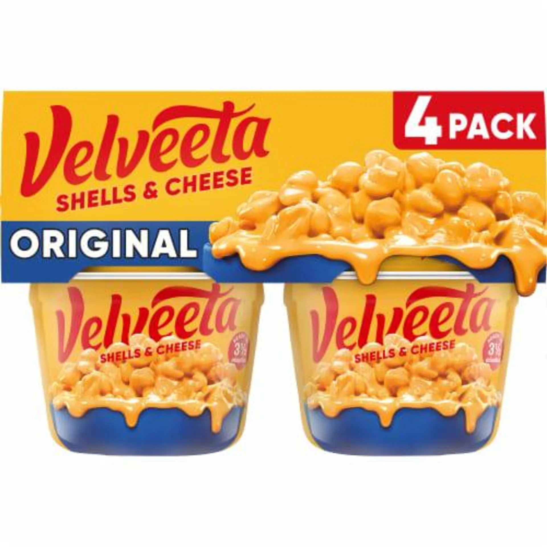 Velveeta Shells and Cheese Macaroni and Cheese Cups Easy Microwavable Dinner