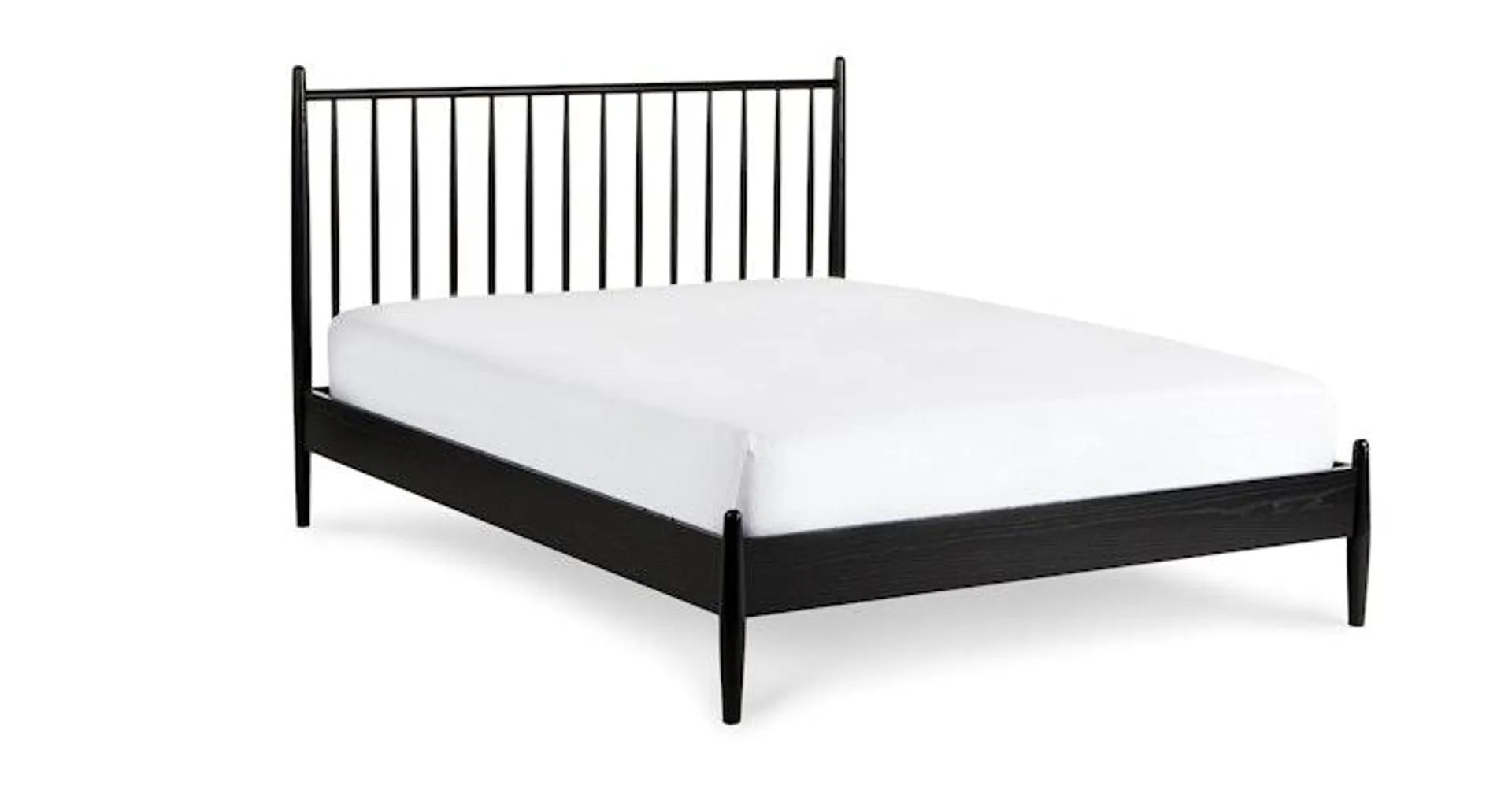 Lenia Black Ash Queen Bed