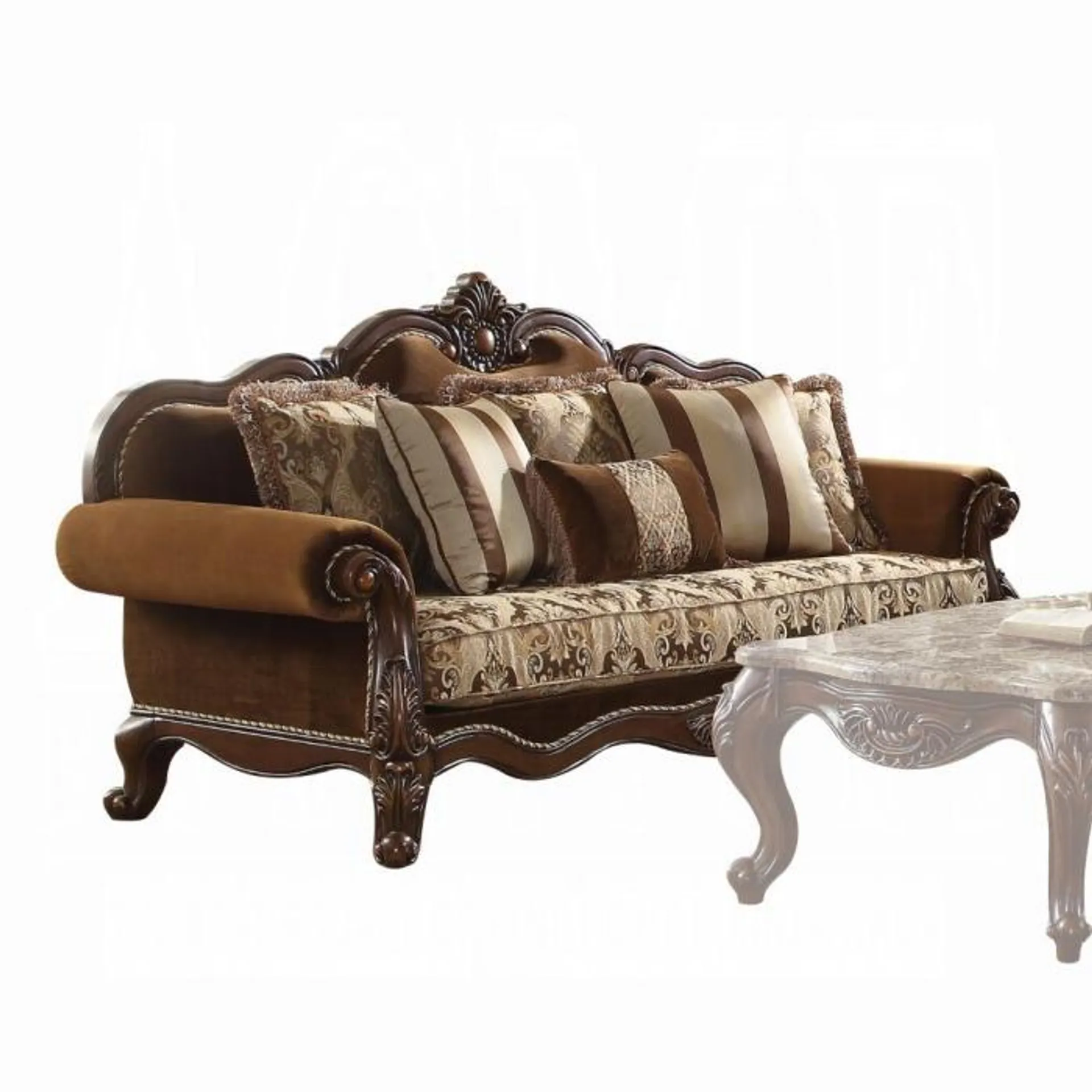 Jardena Sofa W/6 Pillows (Same LV01591)