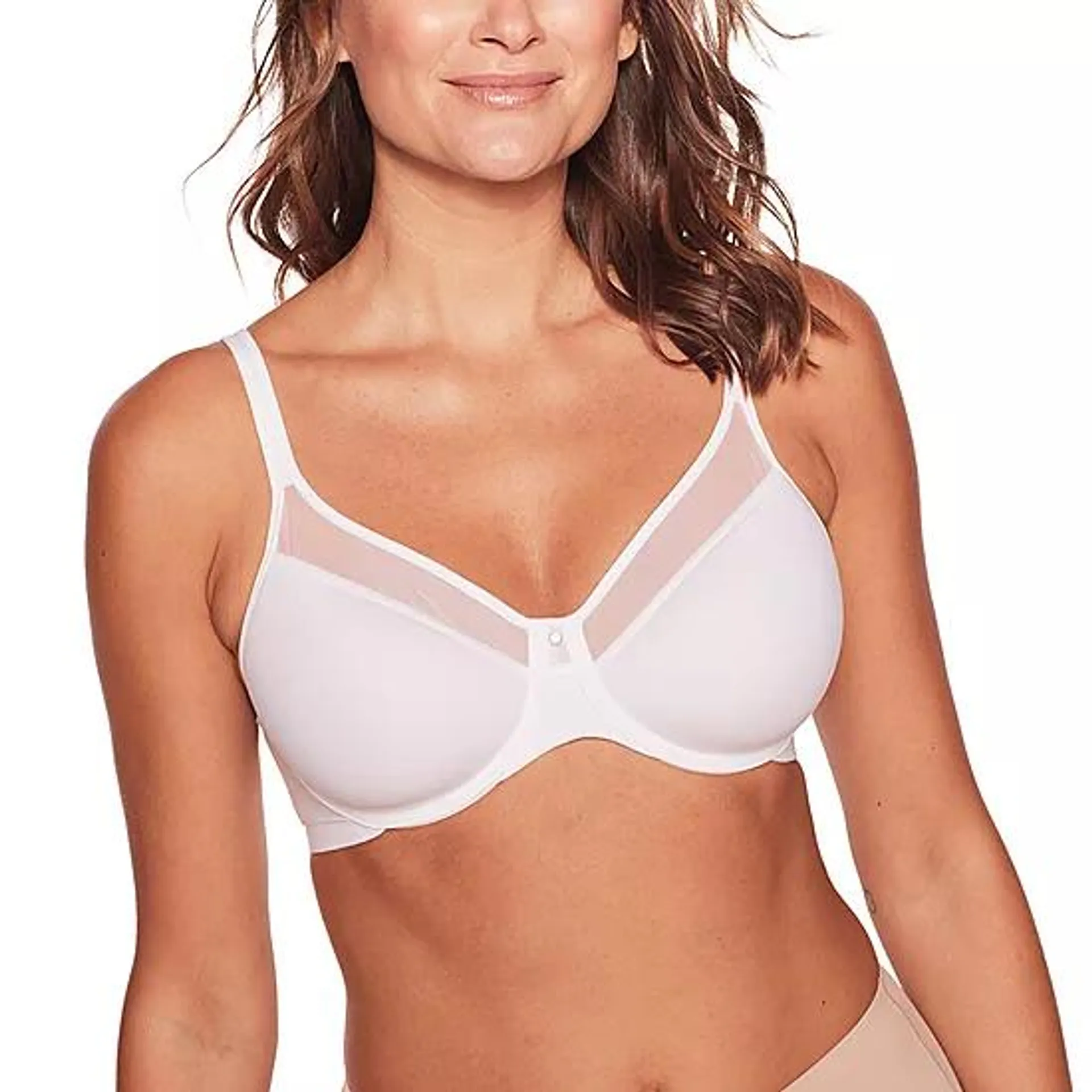 Bali One Smooth U® Ultra Light Convertible T-Shirt Underwire Full Coverage Bra 3439