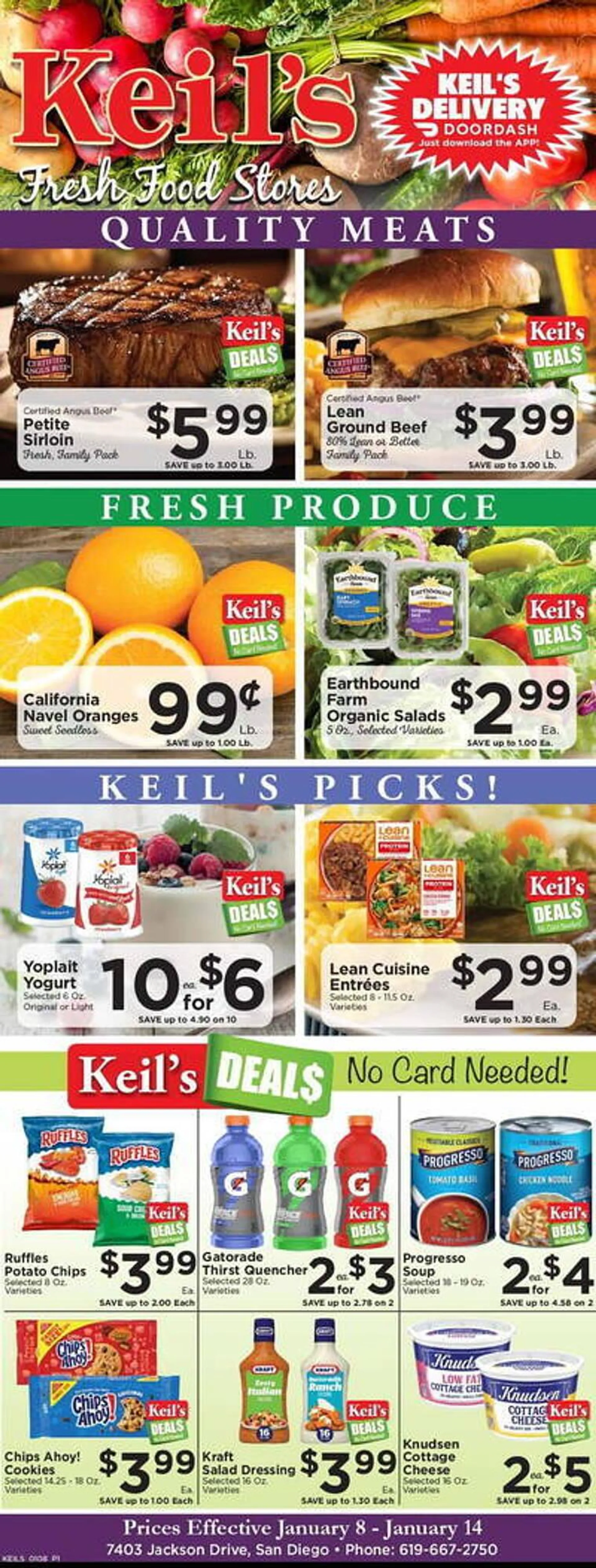 Keils Fresh Food Stores Weekly Ad - 1