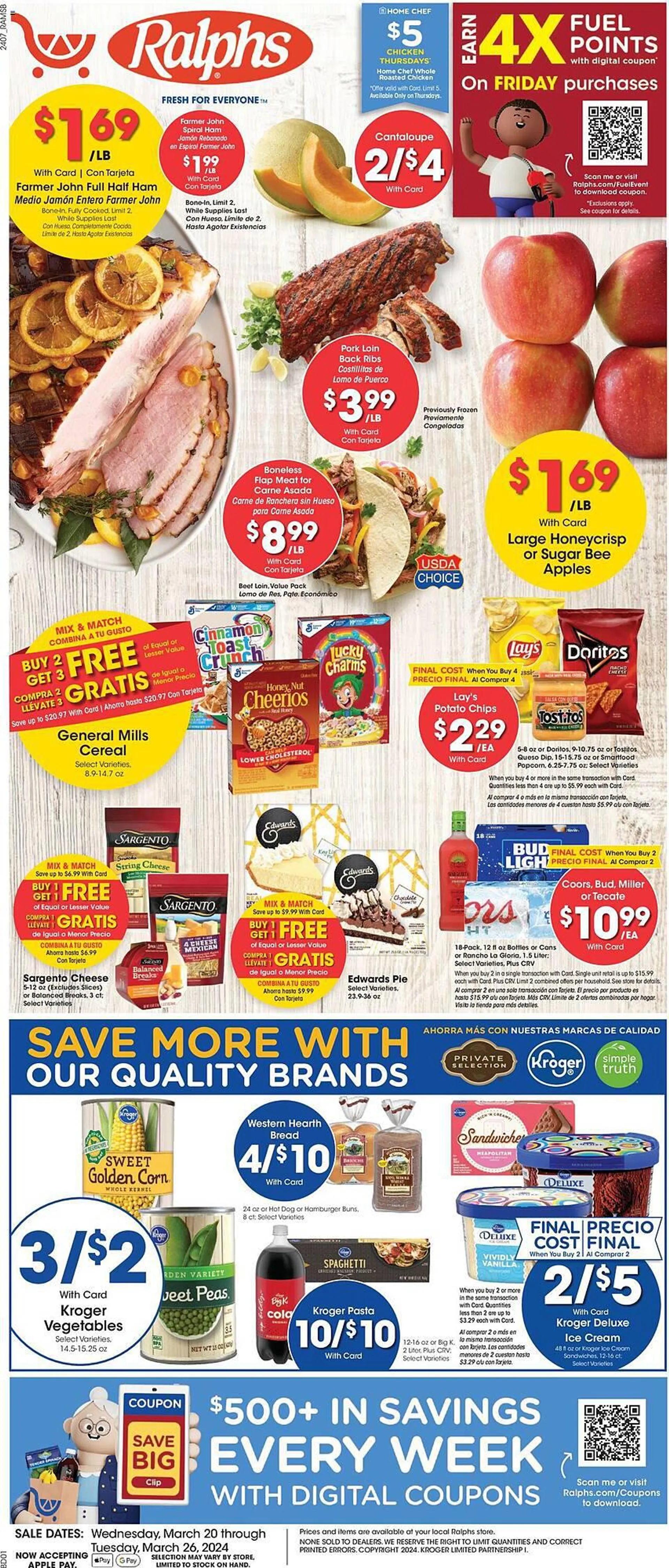 Weekly ad Ralphs Weekly Ad from March 20 to March 26 2024 - Page 1