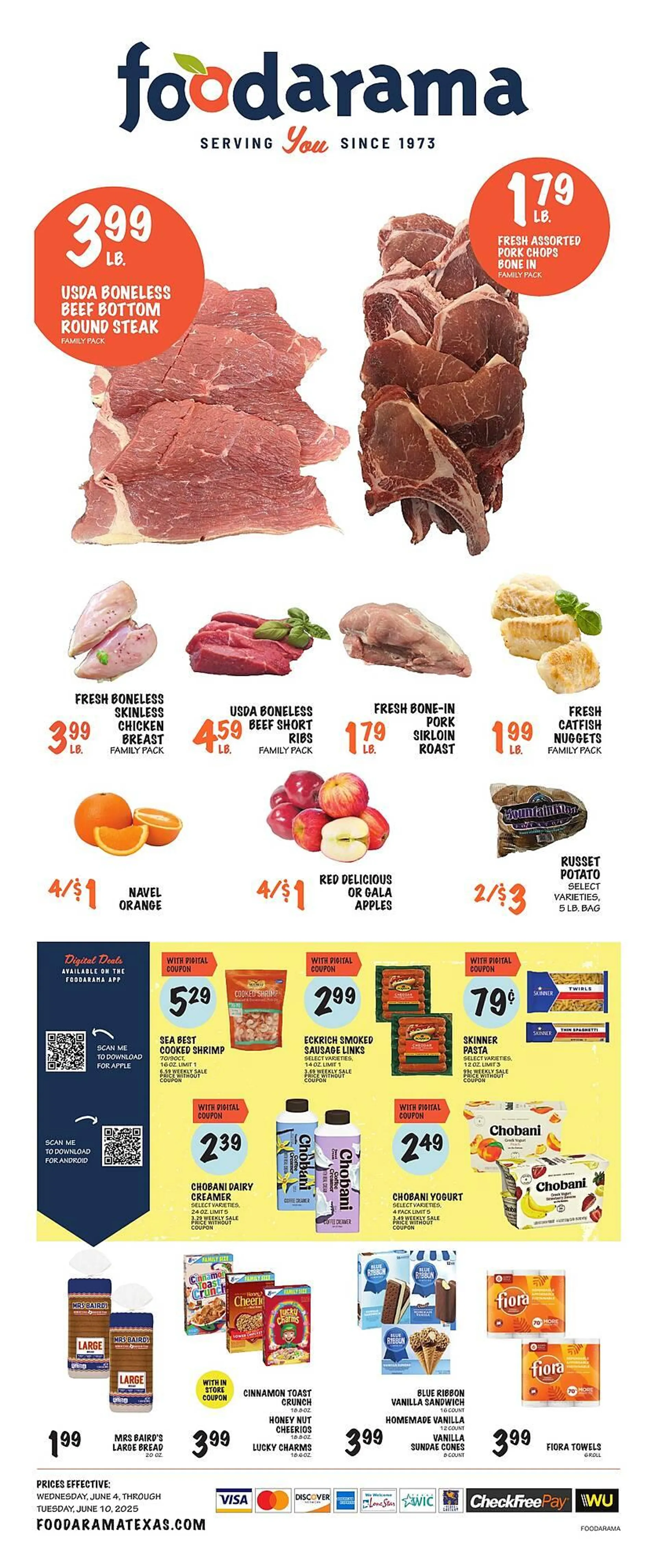 Weekly ad Foodarama Weekly Ad from June 4 to June 10 2025 - Page 1
