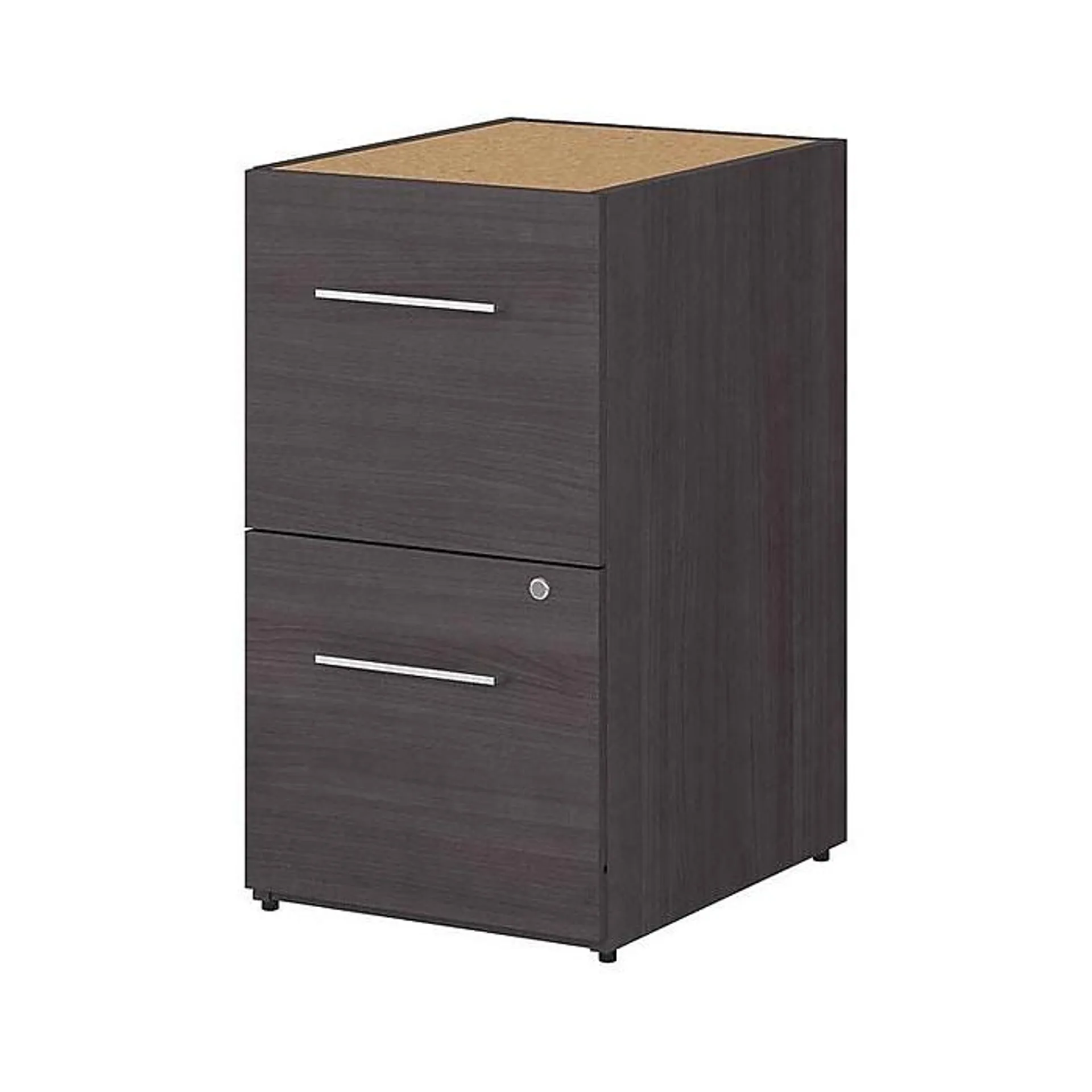 Bush Business Furniture Office 500 16W 2-Drawer Flat File Cabinet,