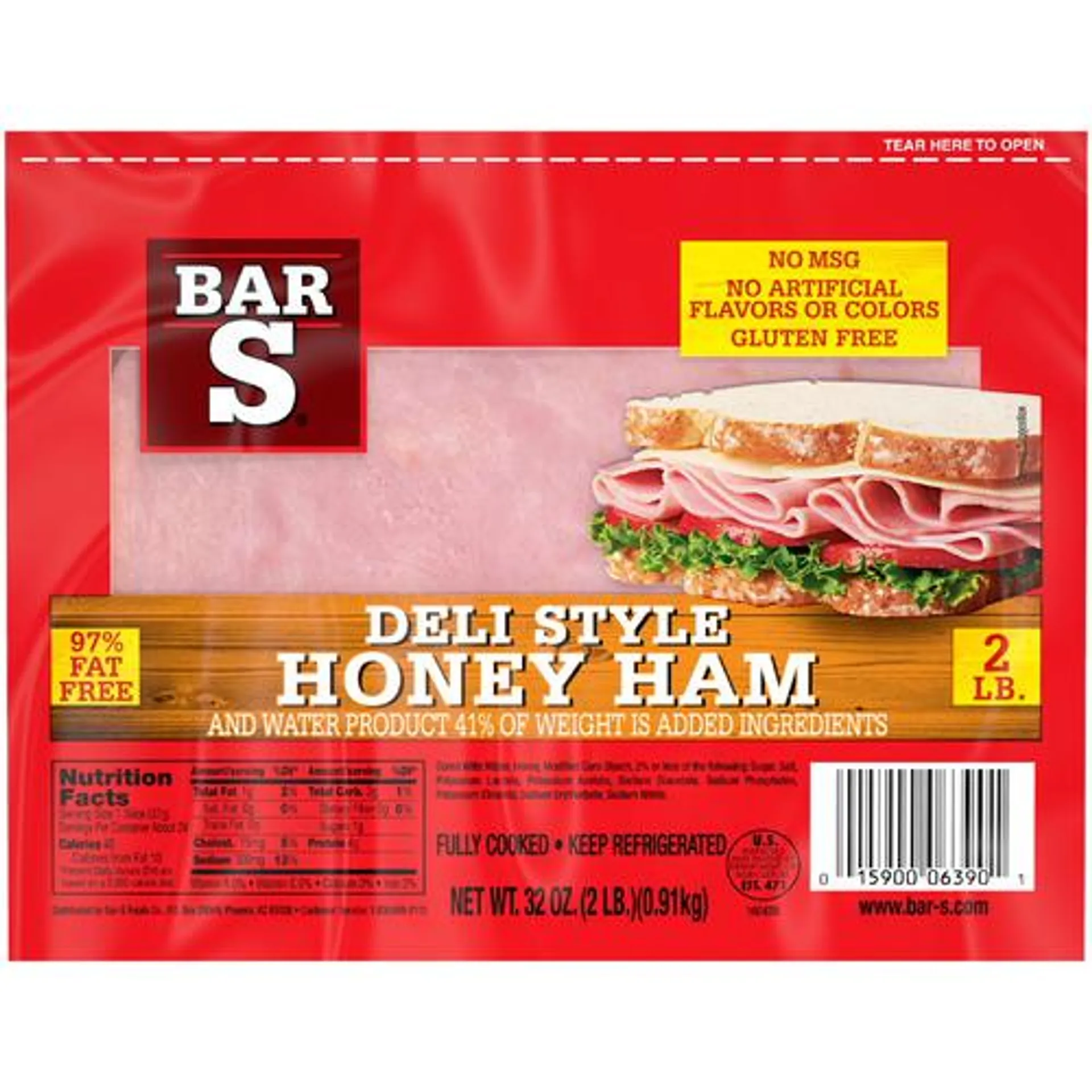 Bar-S® deli style honey ham