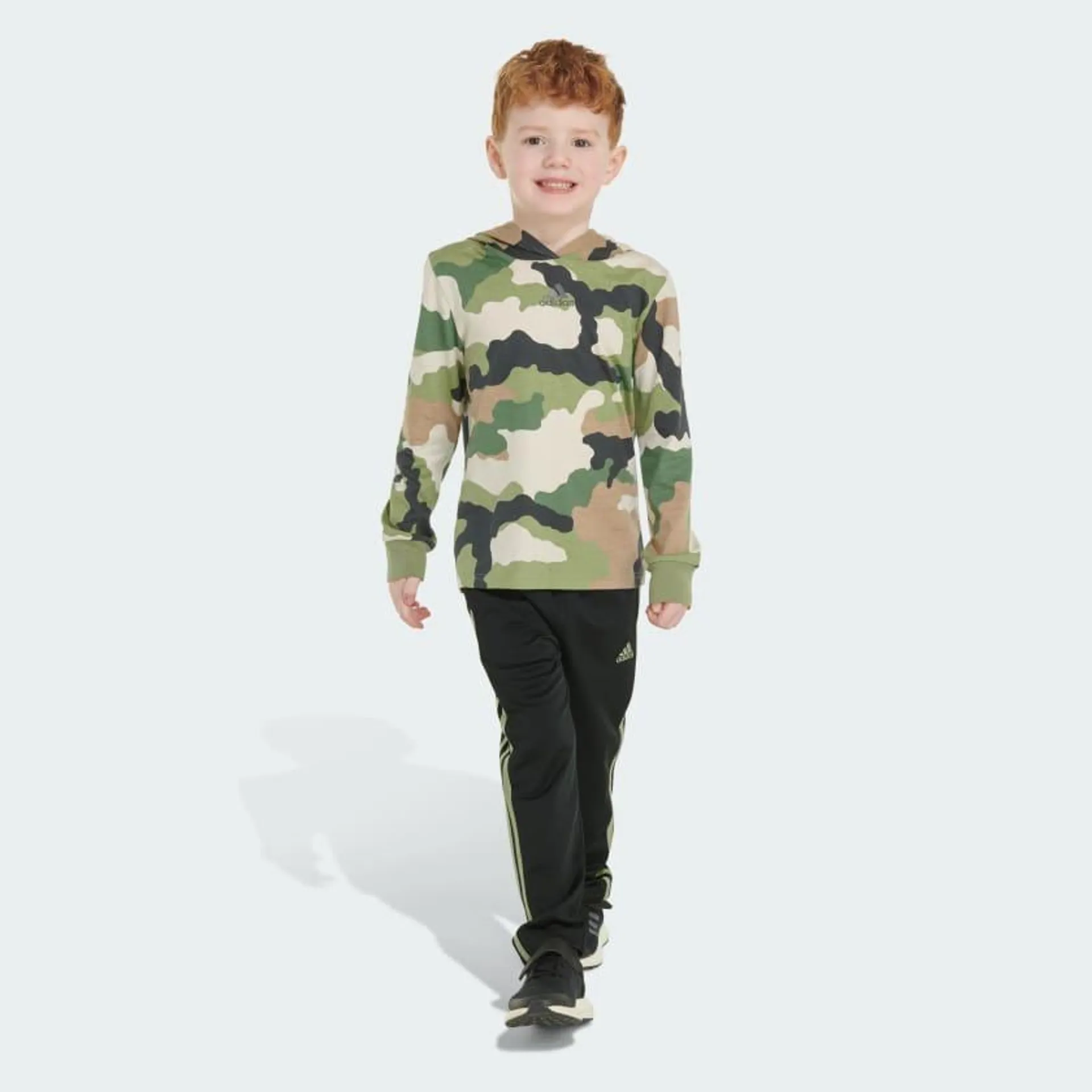 Child All Over Print Hooded Tee Pant Set