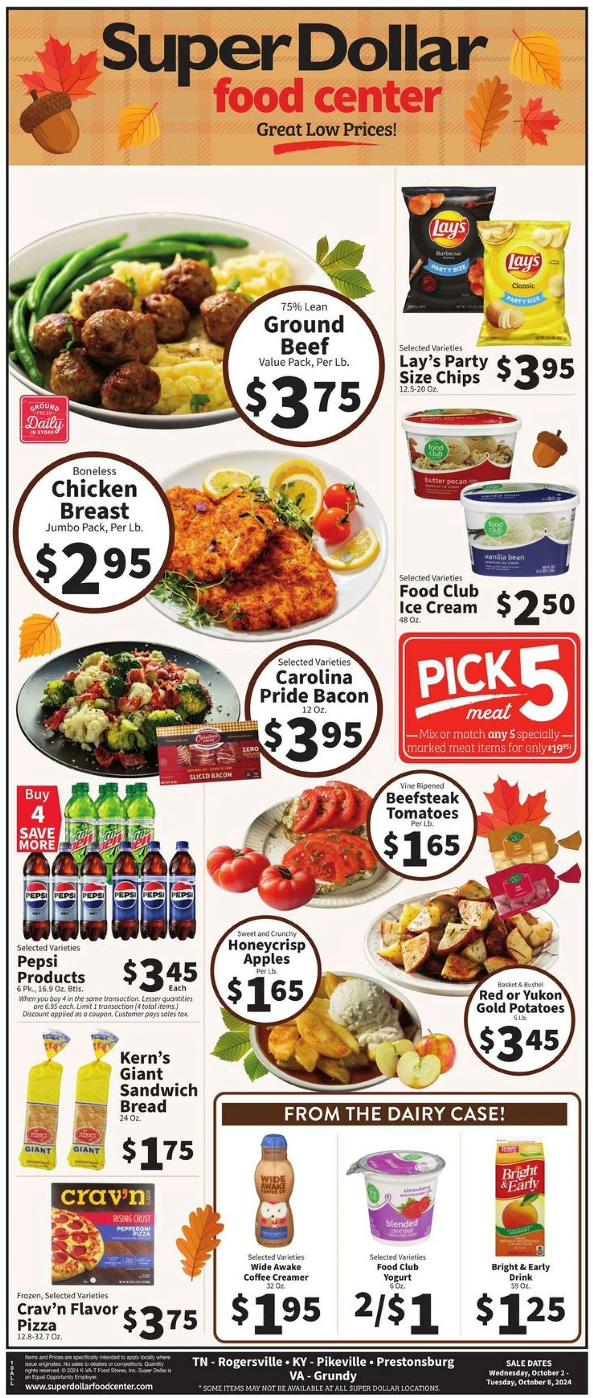 Super Dollar Food Center Current weekly ad - 1