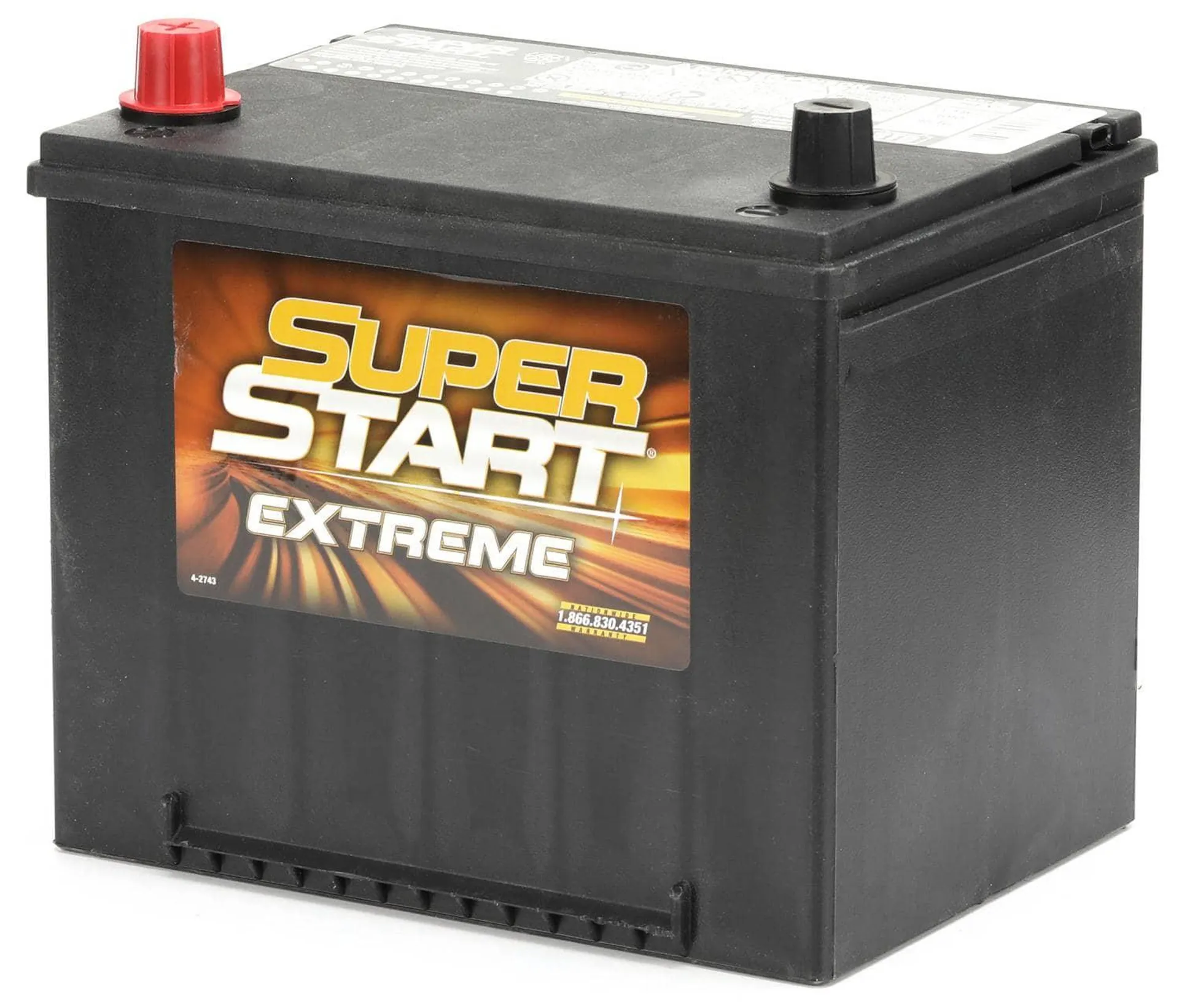 Super Start Extreme Standard Flooded Top Post Battery Group Size 86 - 86EXT