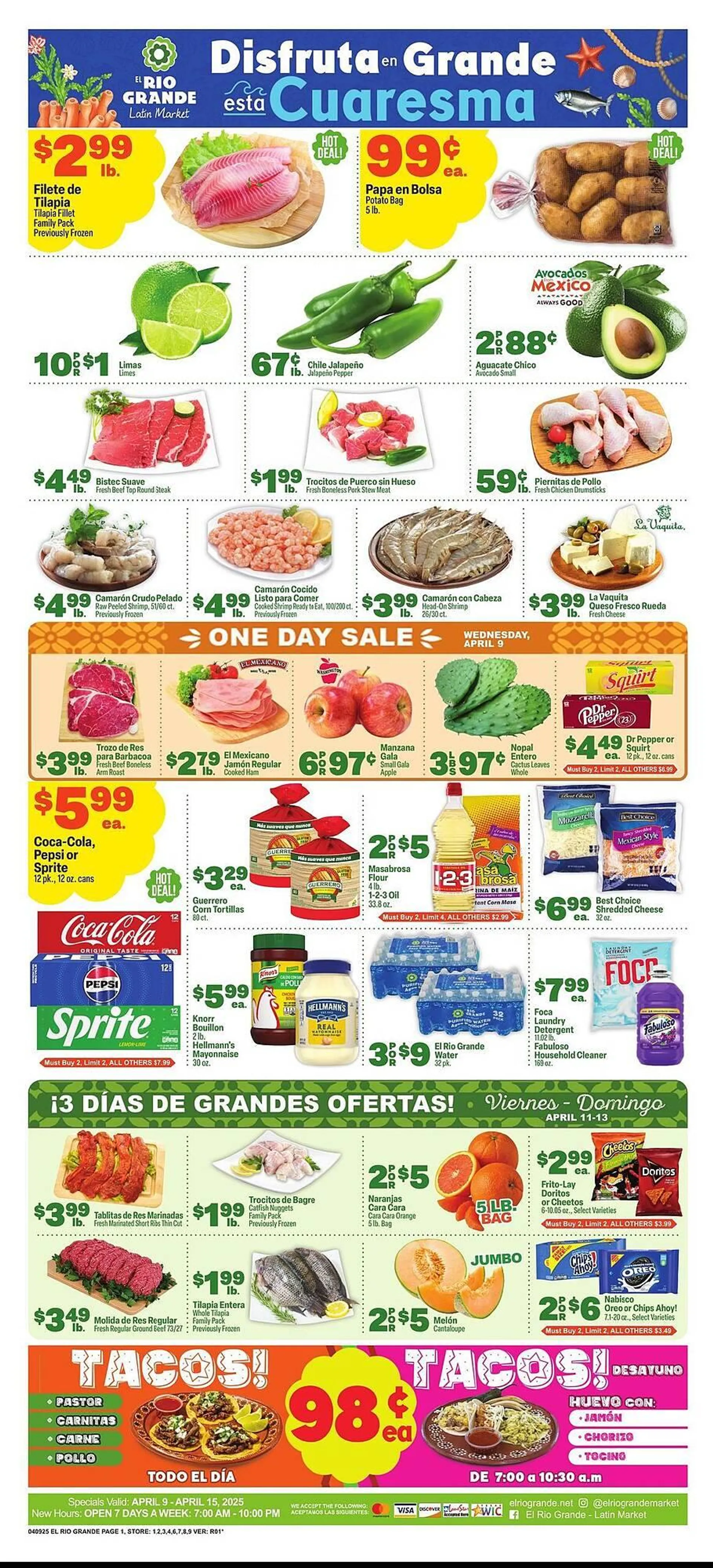 El Rio Grande Weekly Ad - 1