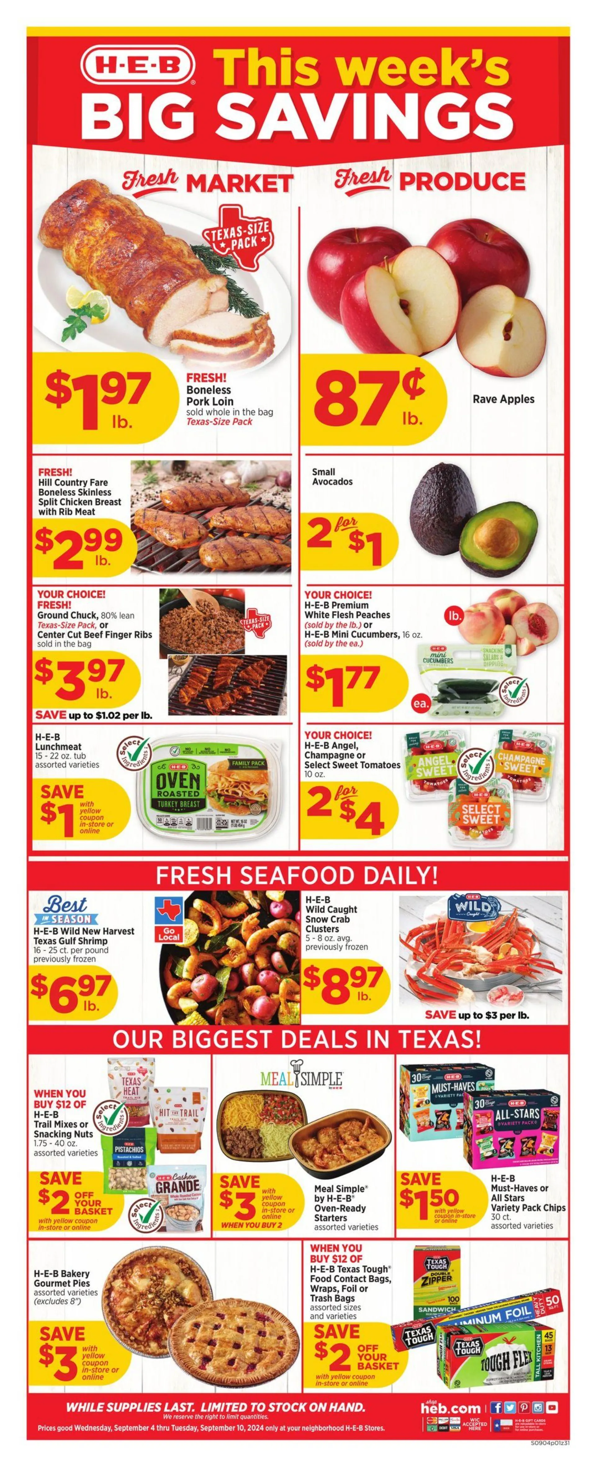 H-E-B Current weekly ad - 1