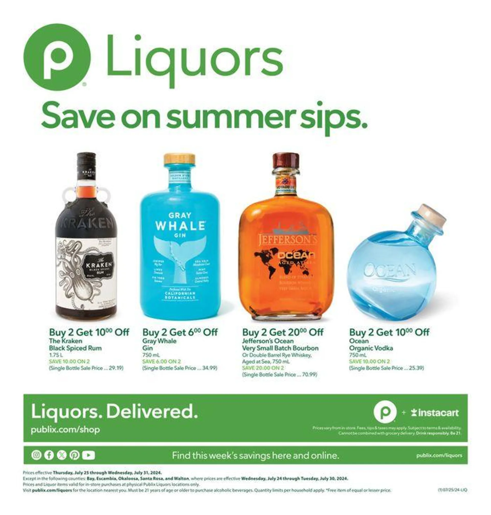 Weekly ad Liquors from July 25 to July 31 2024 - Page 1