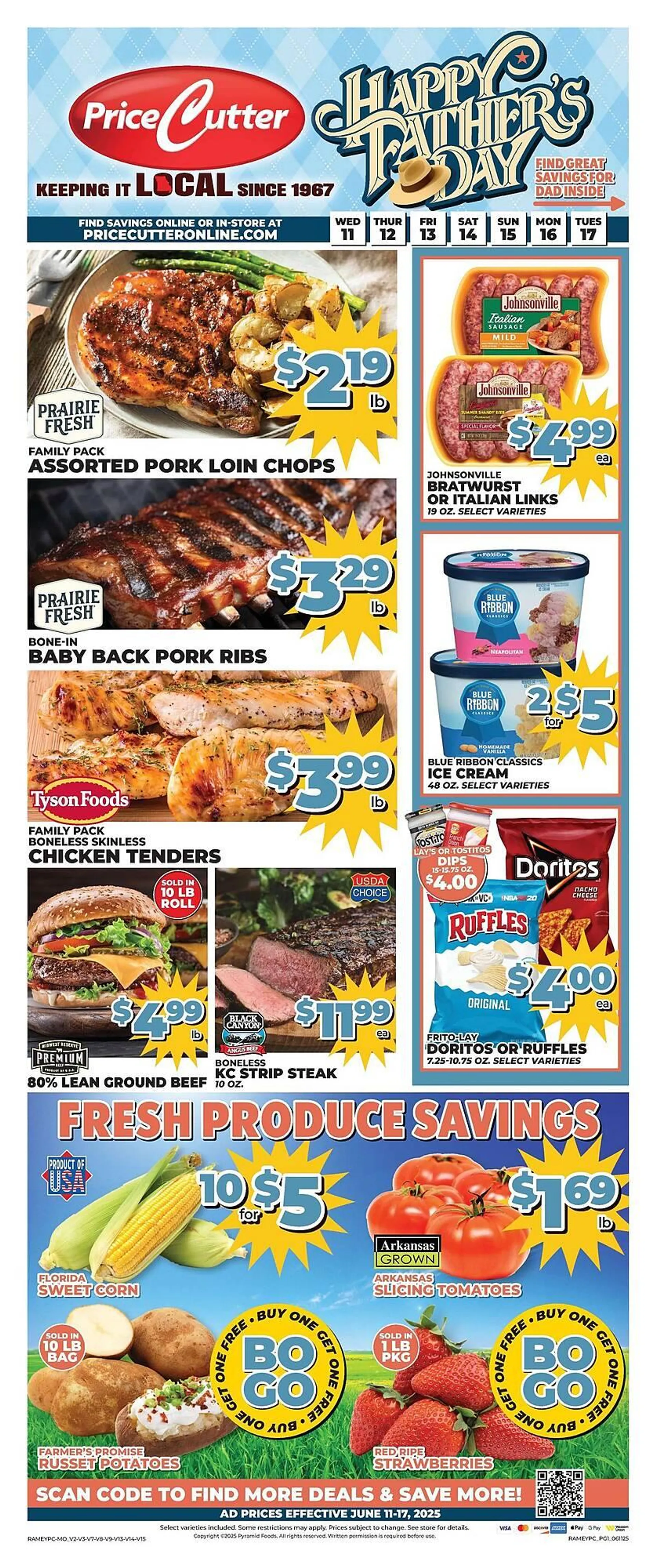 Weekly ad Price Cutter Weekly Ad from June 11 to June 17 2025 - Page 1