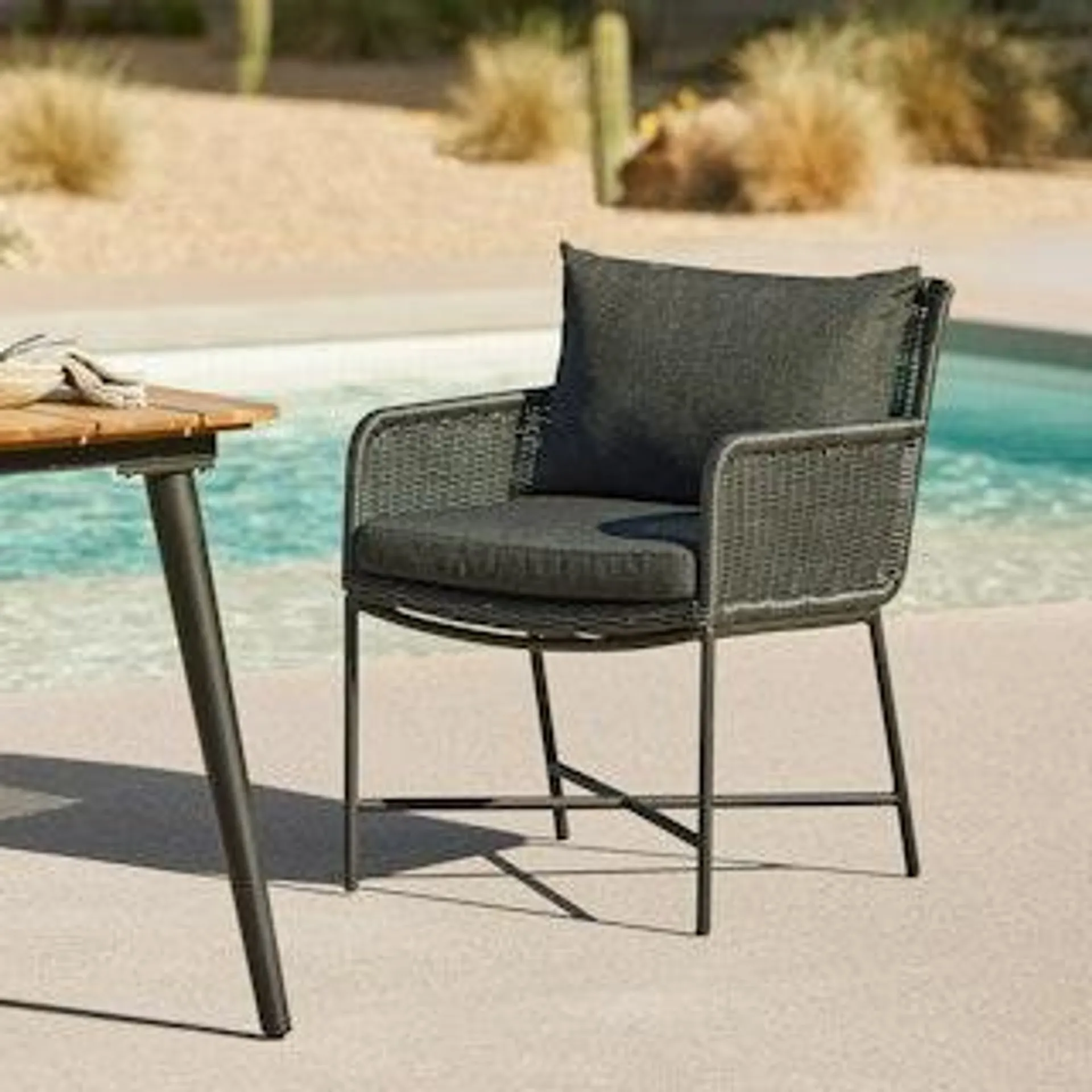 Tody Outdoor Dining Chair - Slate Gray