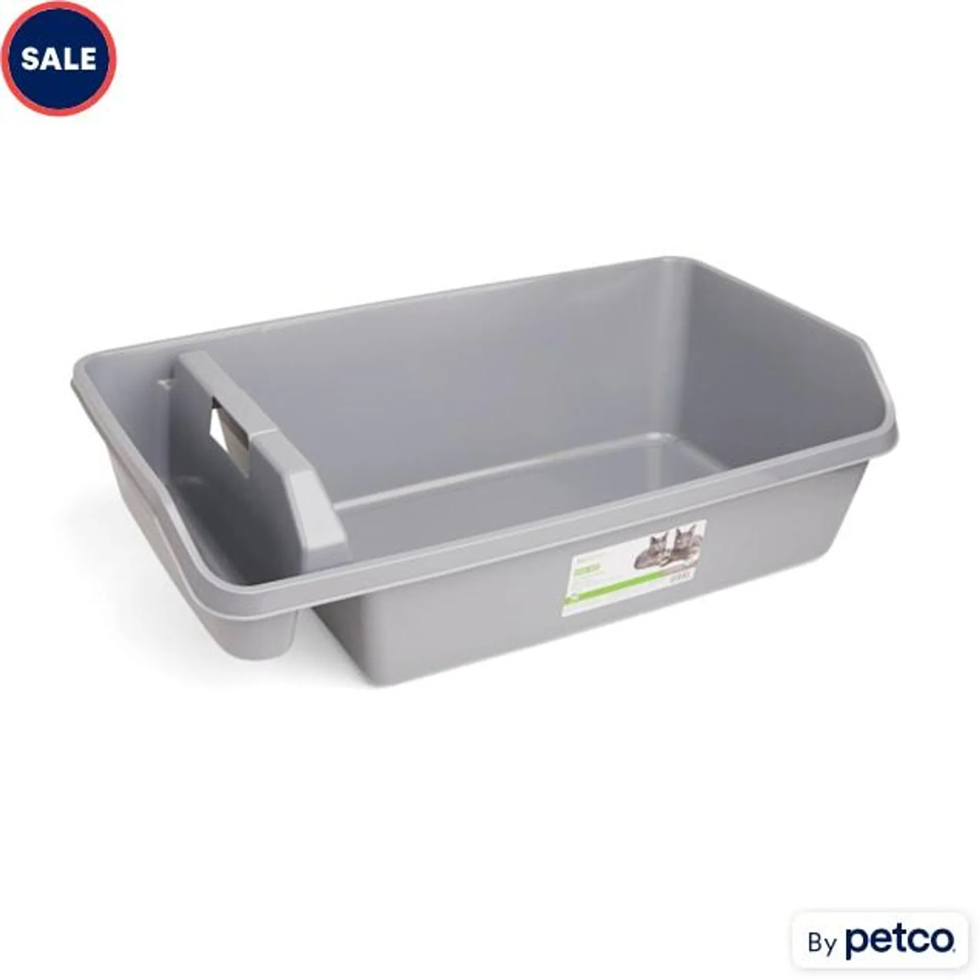 So Phresh Grey King-Size Compartment Cat Litter Pan