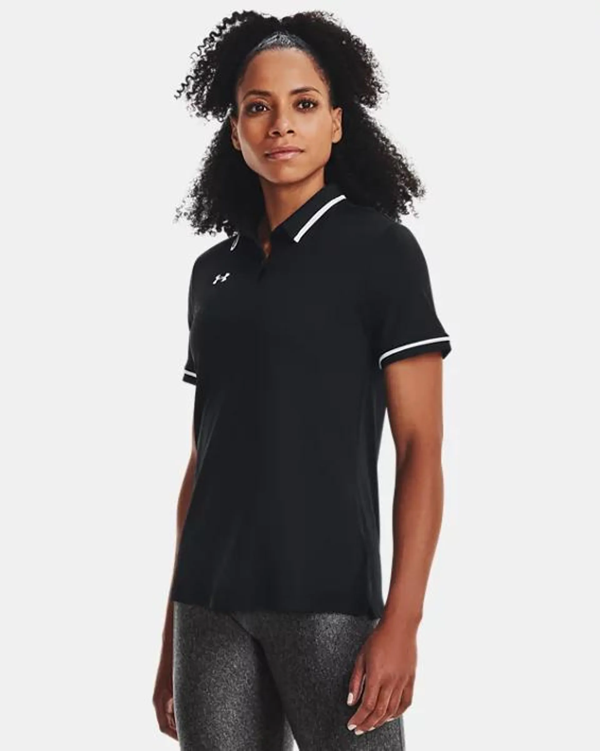 Women's UA Team Tipped Polo